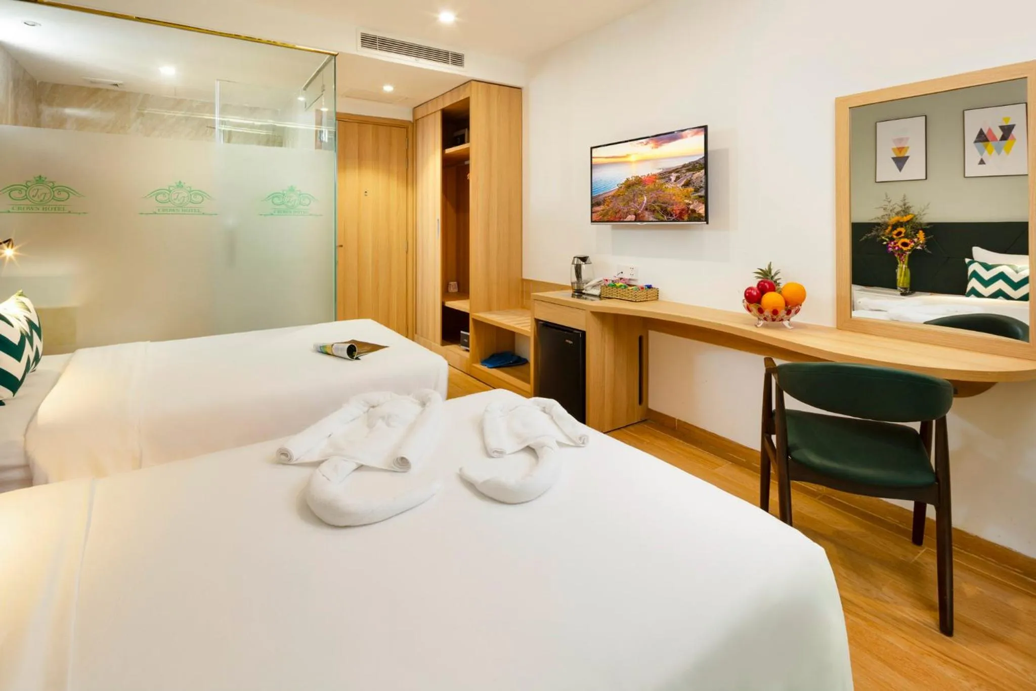 Bed in Crown Hotel Nha Trang