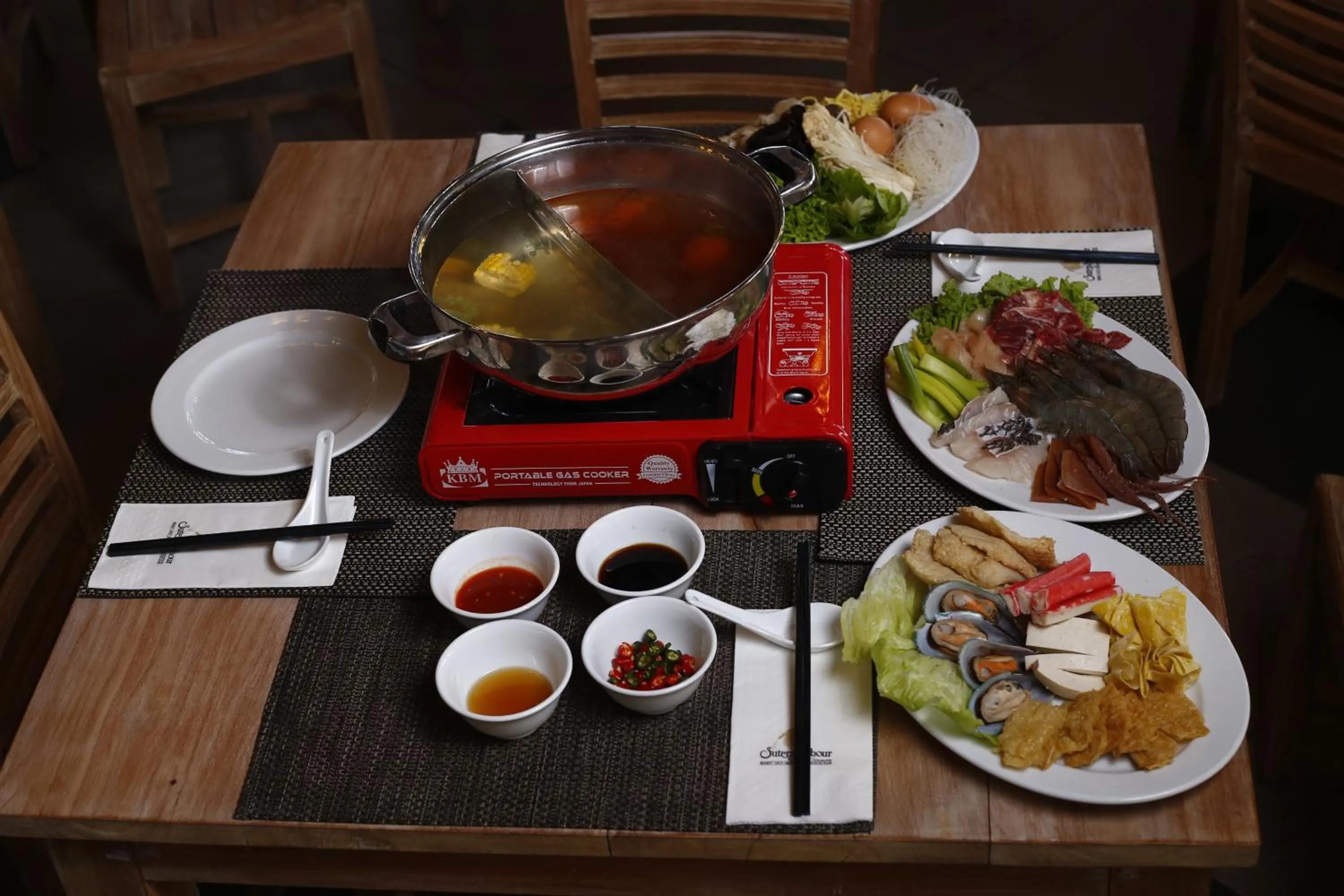 Food and drinks in Sutera at Mantanani Island Resort & Spa