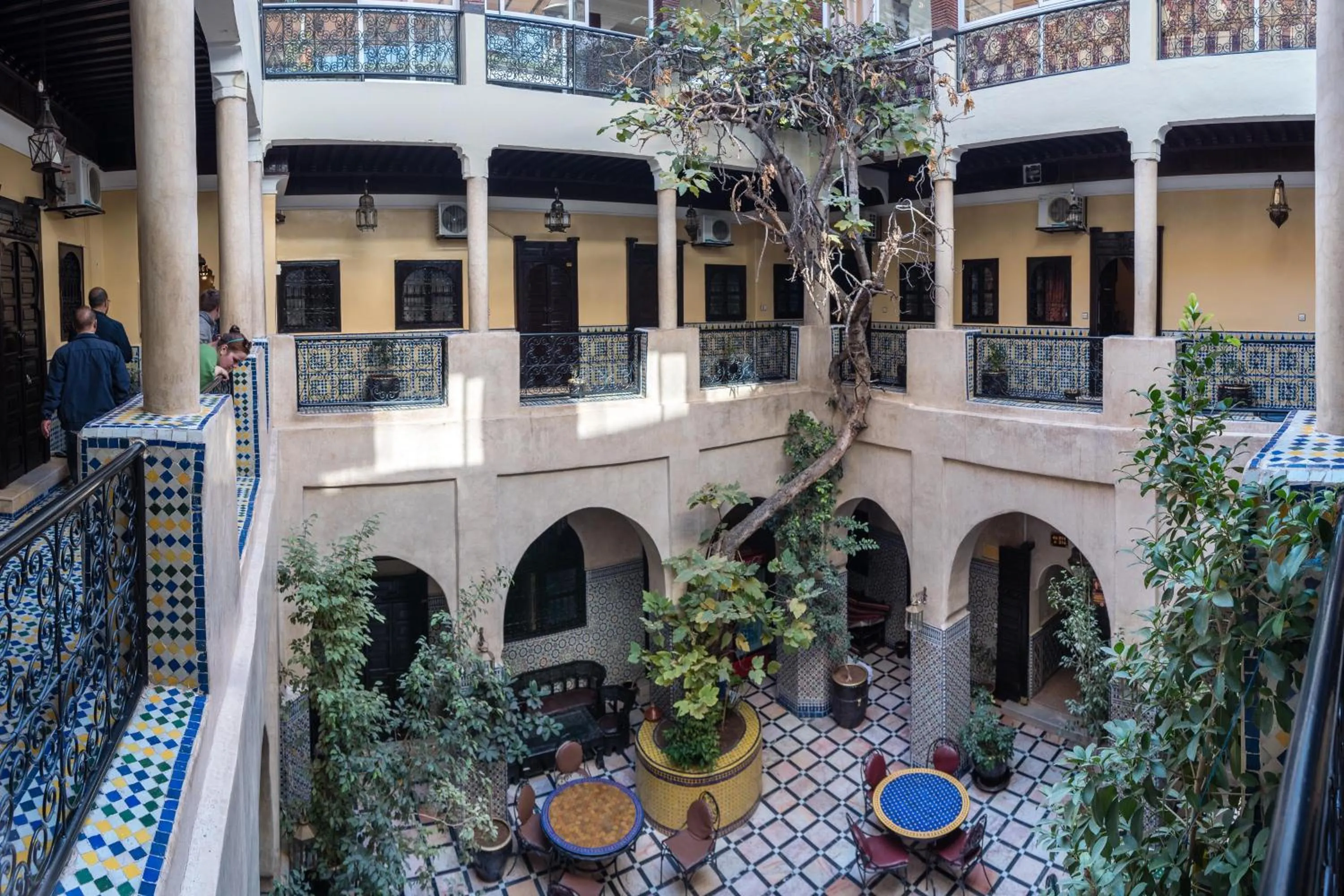 Patio in Riad Omar