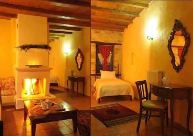 Photo of the whole room, Bed in To Patriko