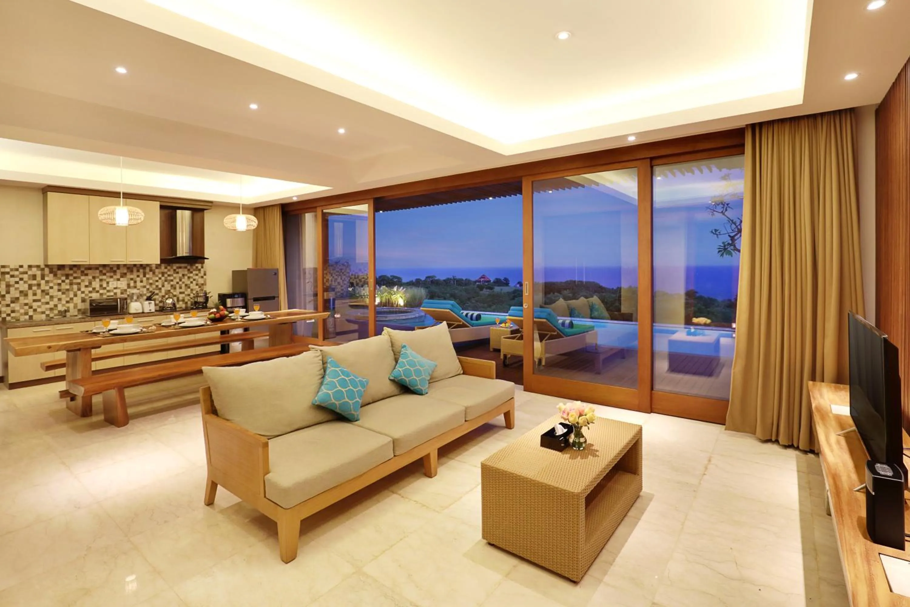 Living room in Ocean View Villa Hotman Paris VII