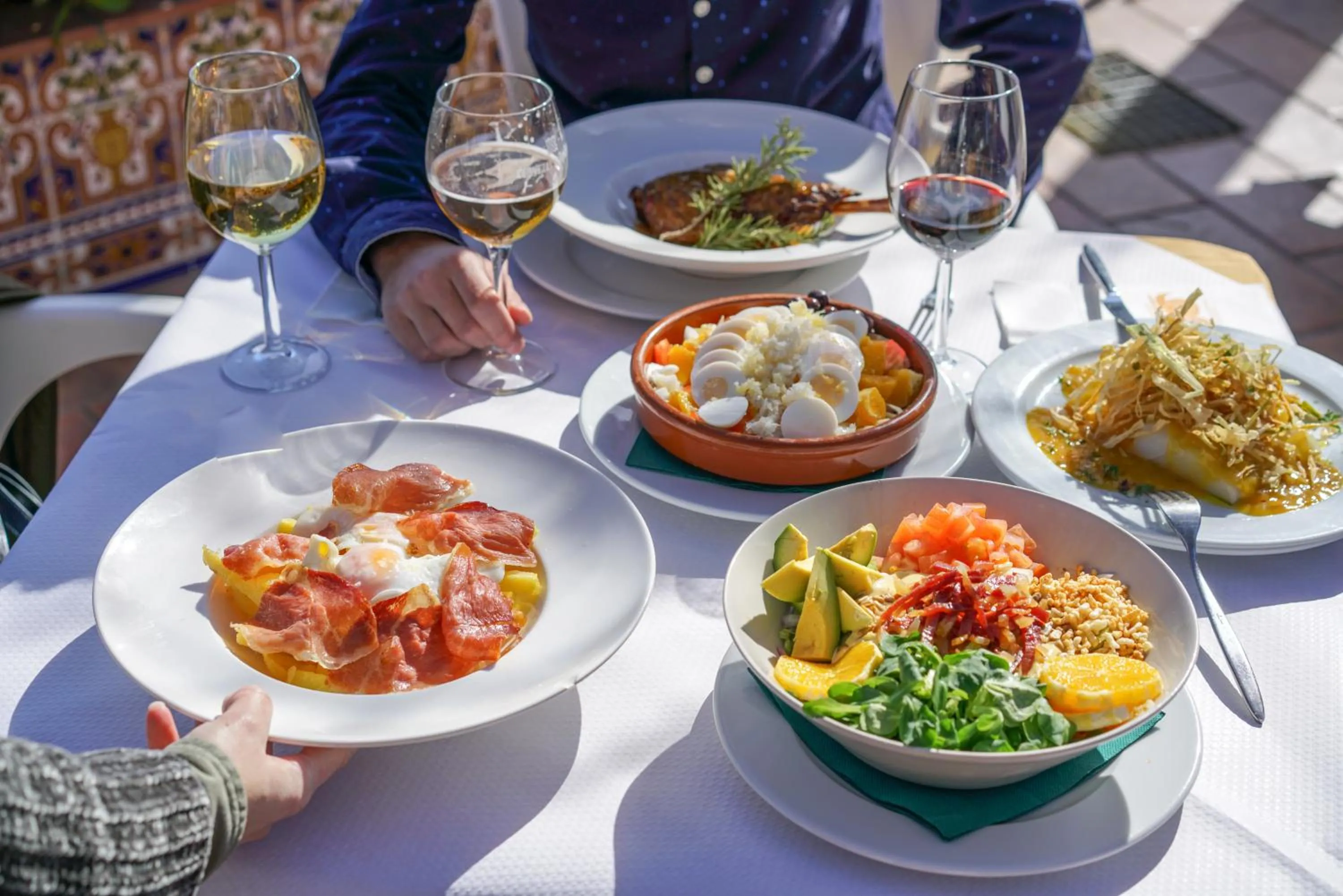 Lunch in Hostal y Apartamento Rural Los Naranjos