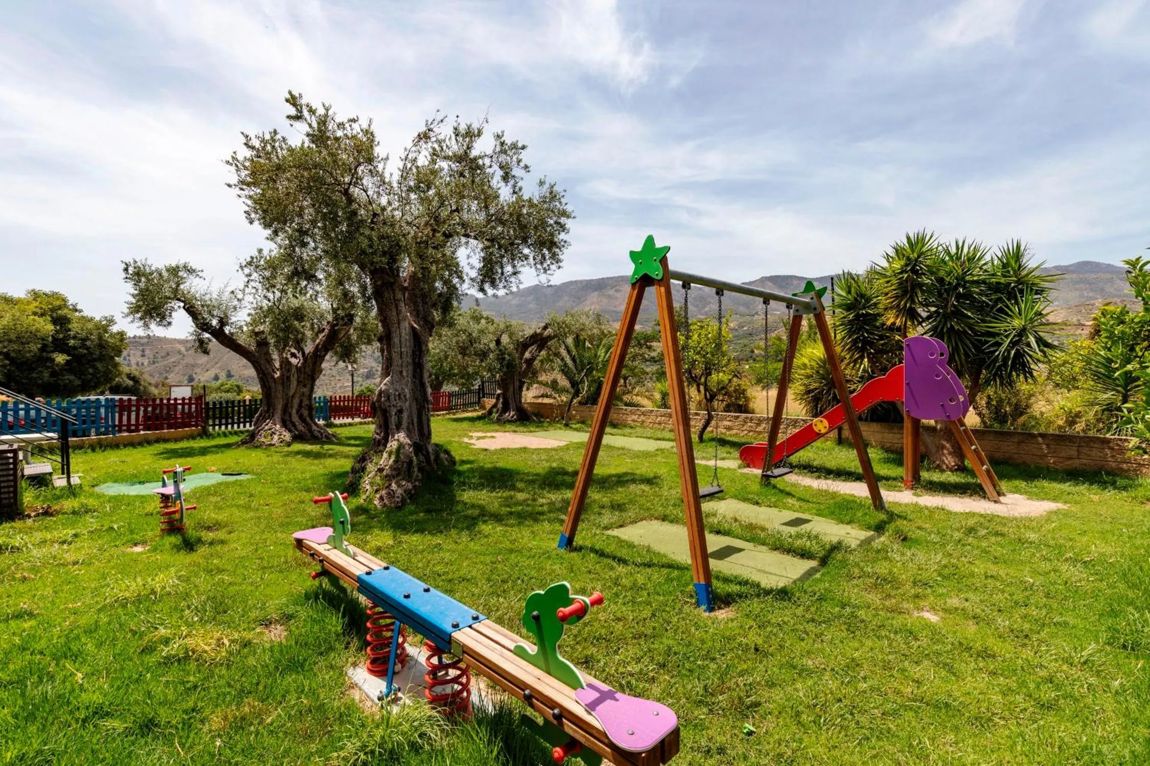 Children play ground in Hostal y Apartamento Rural Los Naranjos