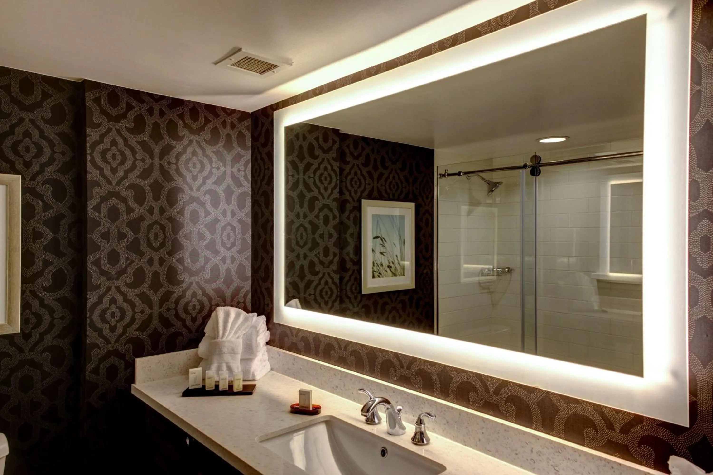 Bathroom in Embassy Suites Williamsburg