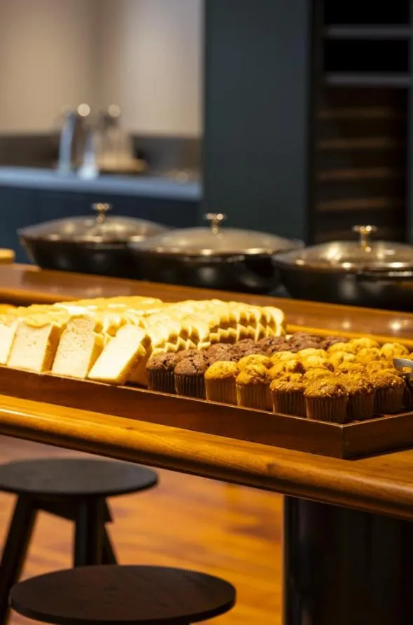 Buffet breakfast in DDD HOTEL