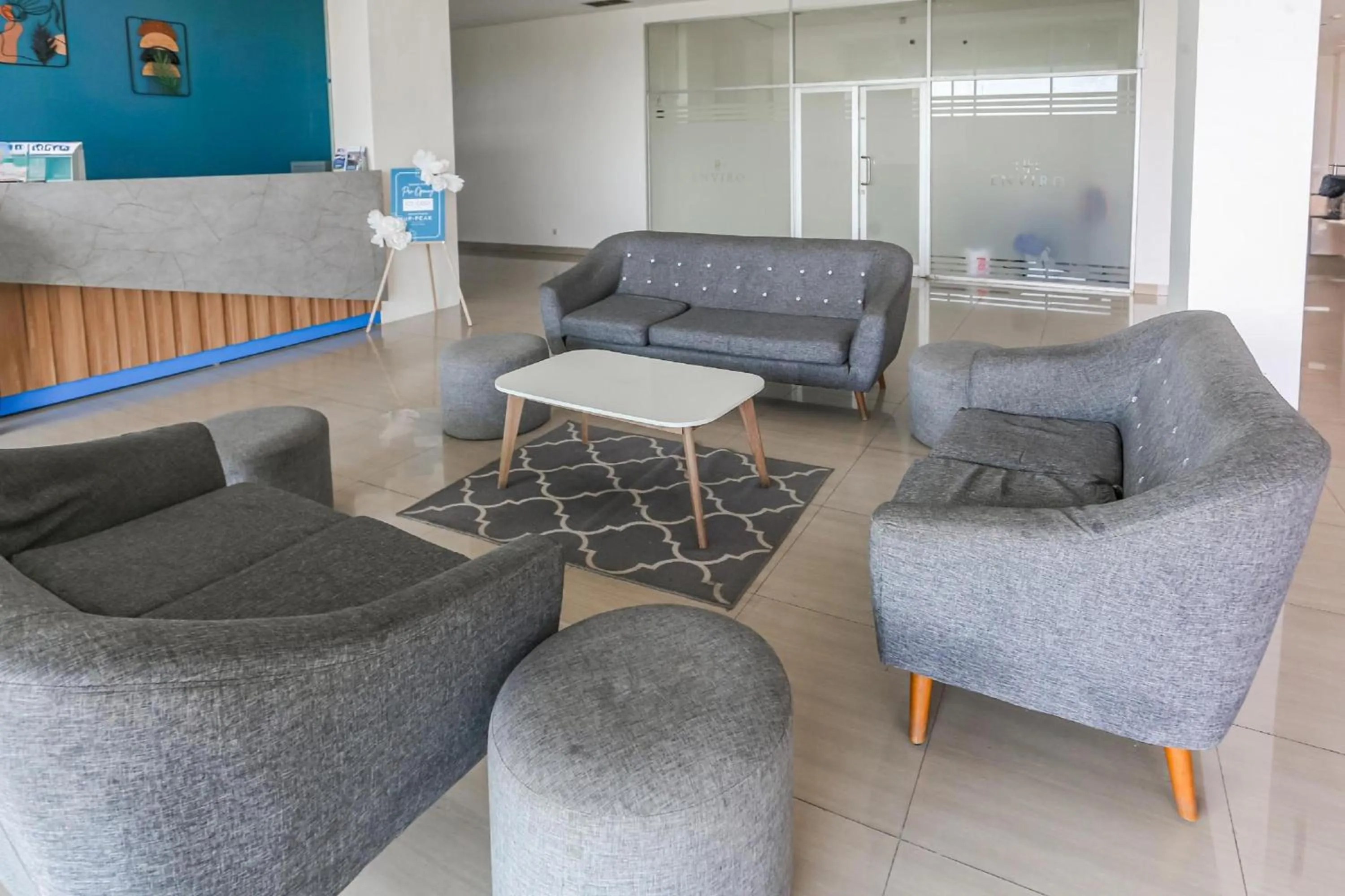 Seating area in Collection O Cikarang Near President University Formerly Enviro