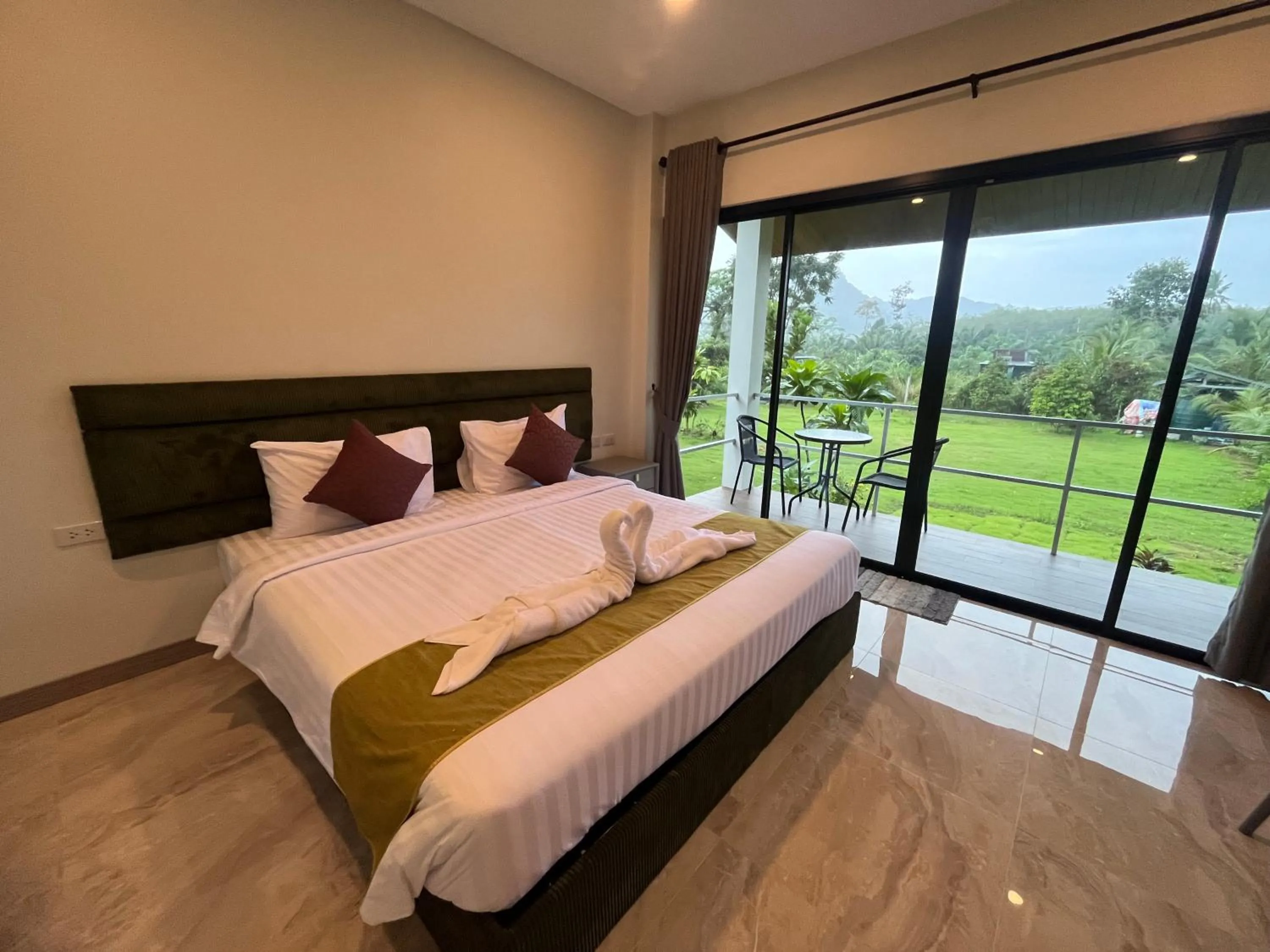 Bed in Marigold Aonang Resort