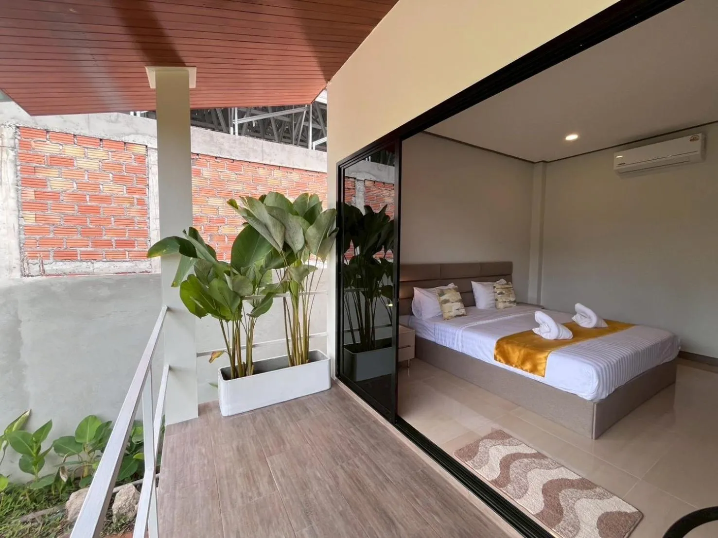 Balcony/Terrace, Bed in Marigold Aonang Resort