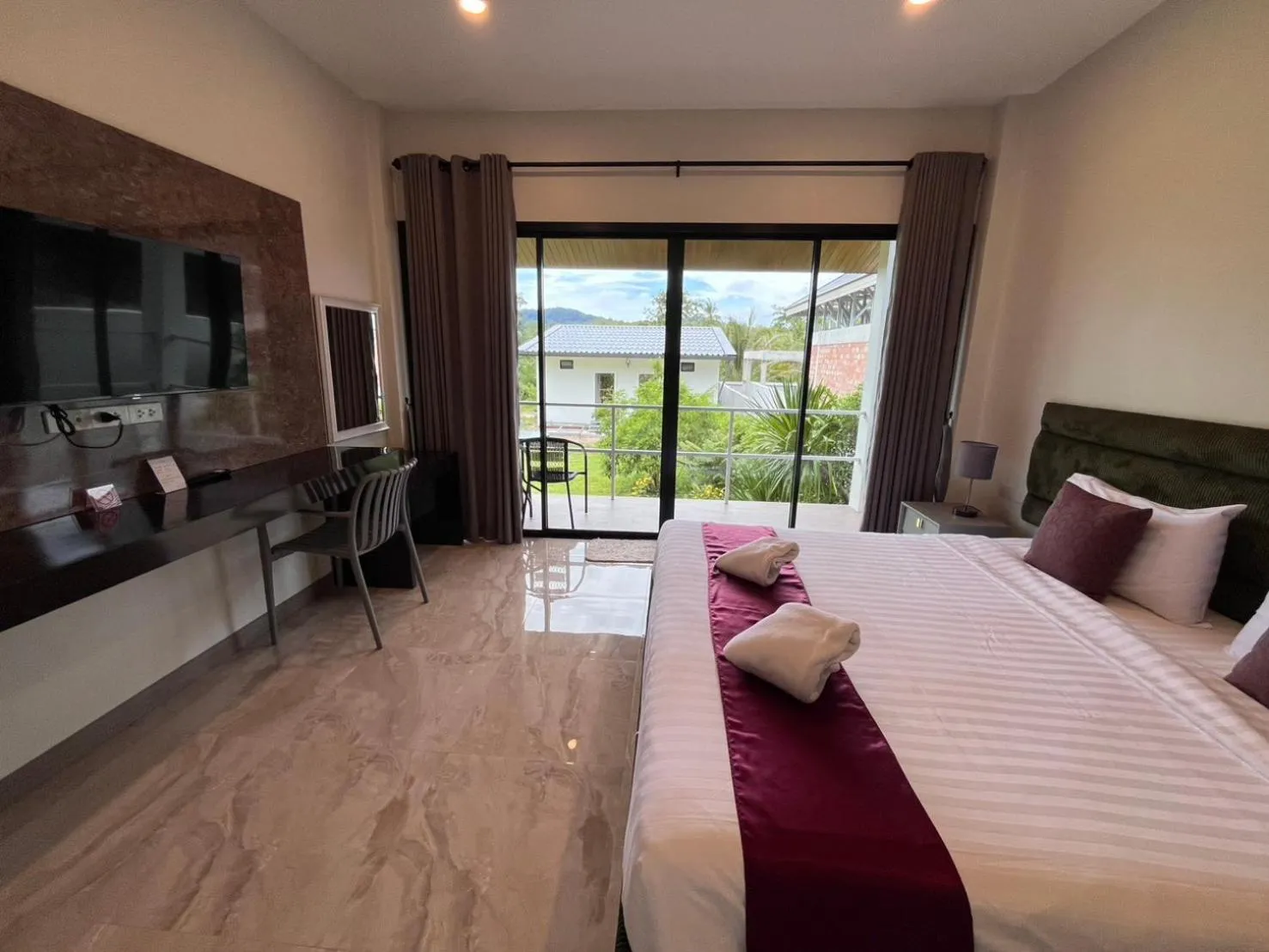 TV and multimedia, Bed in Marigold Aonang Resort