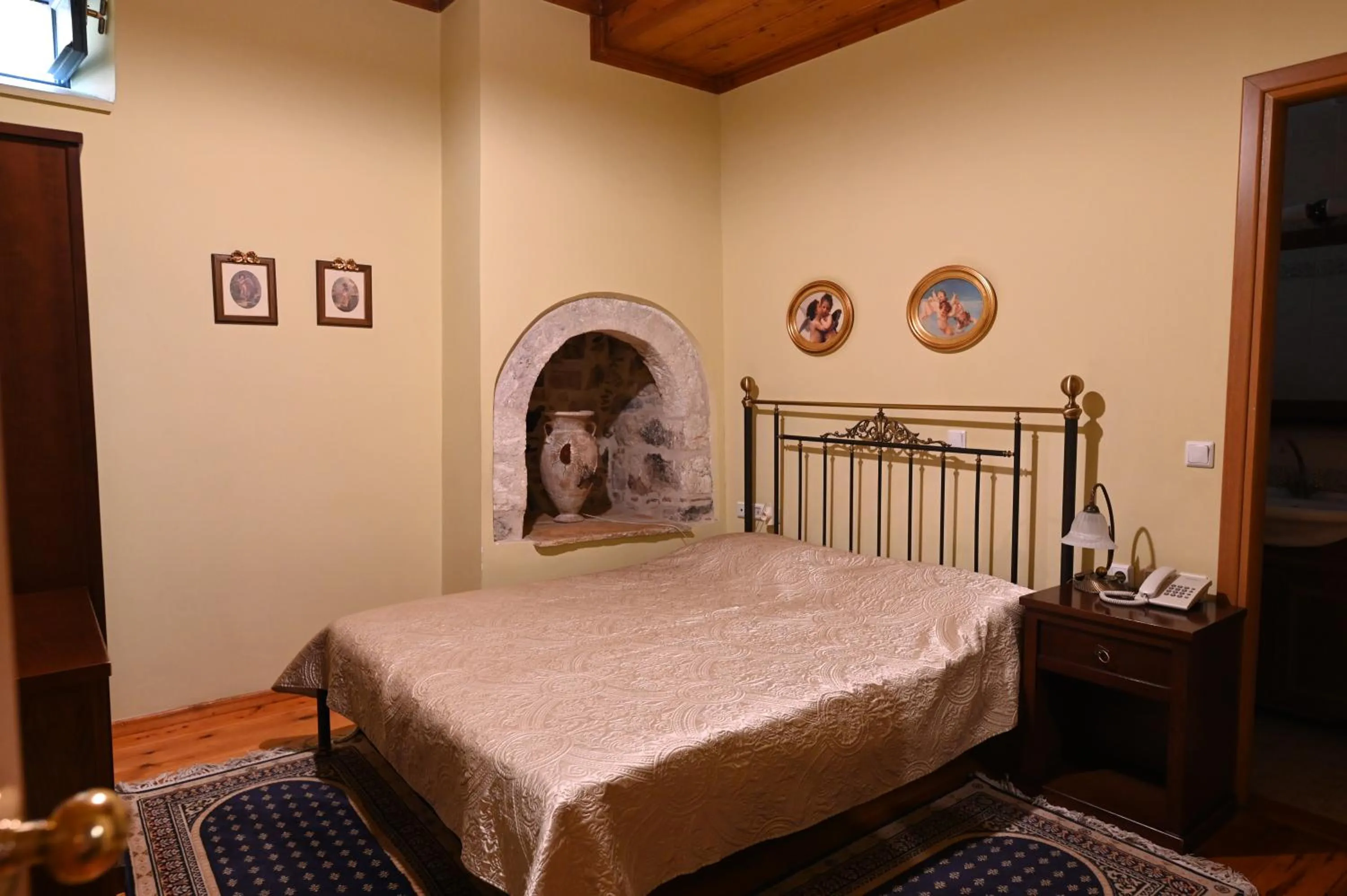 Bed in Polyxenia Hotel