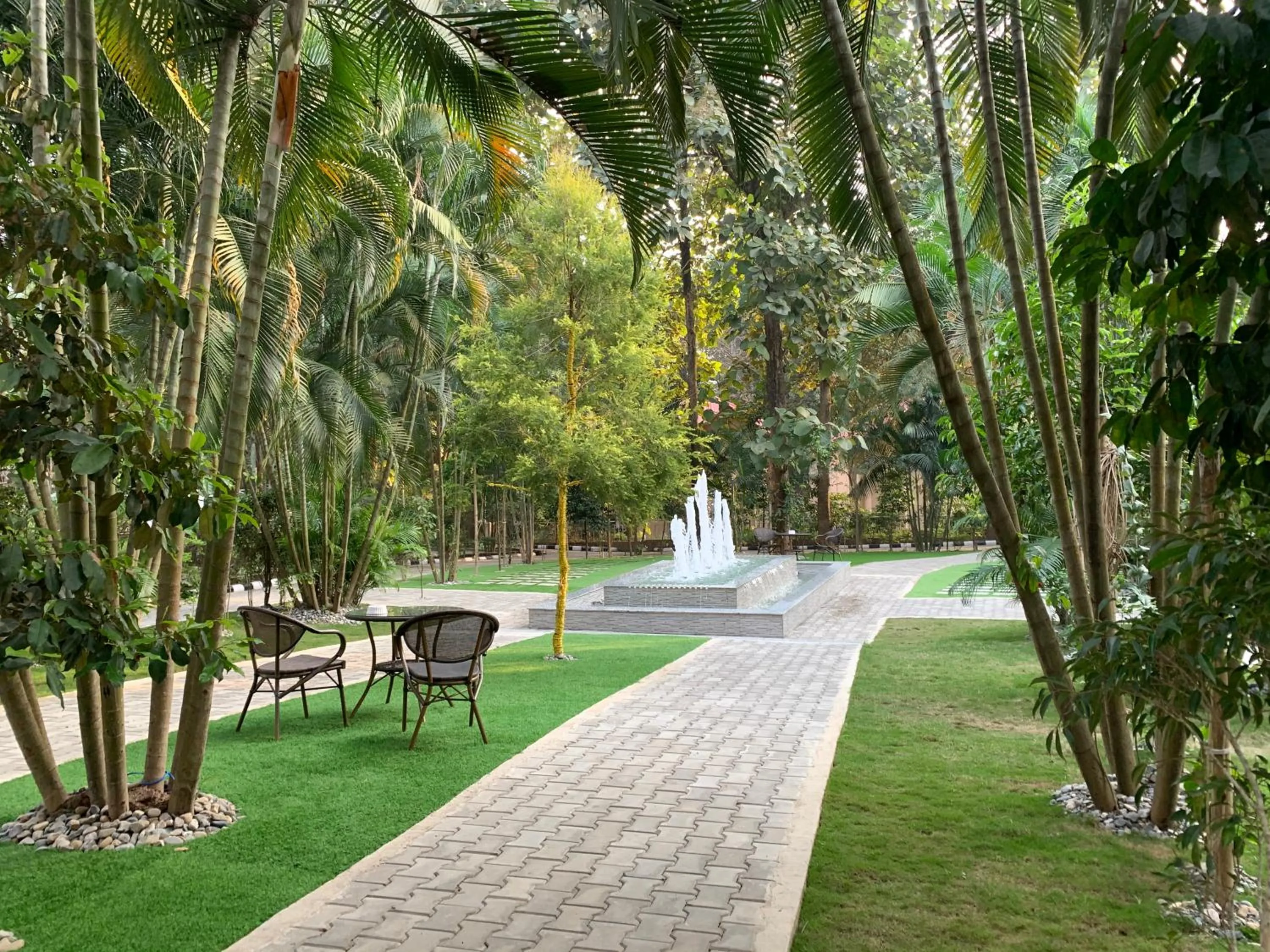 Garden in The Greenwood Resort, Guwahati