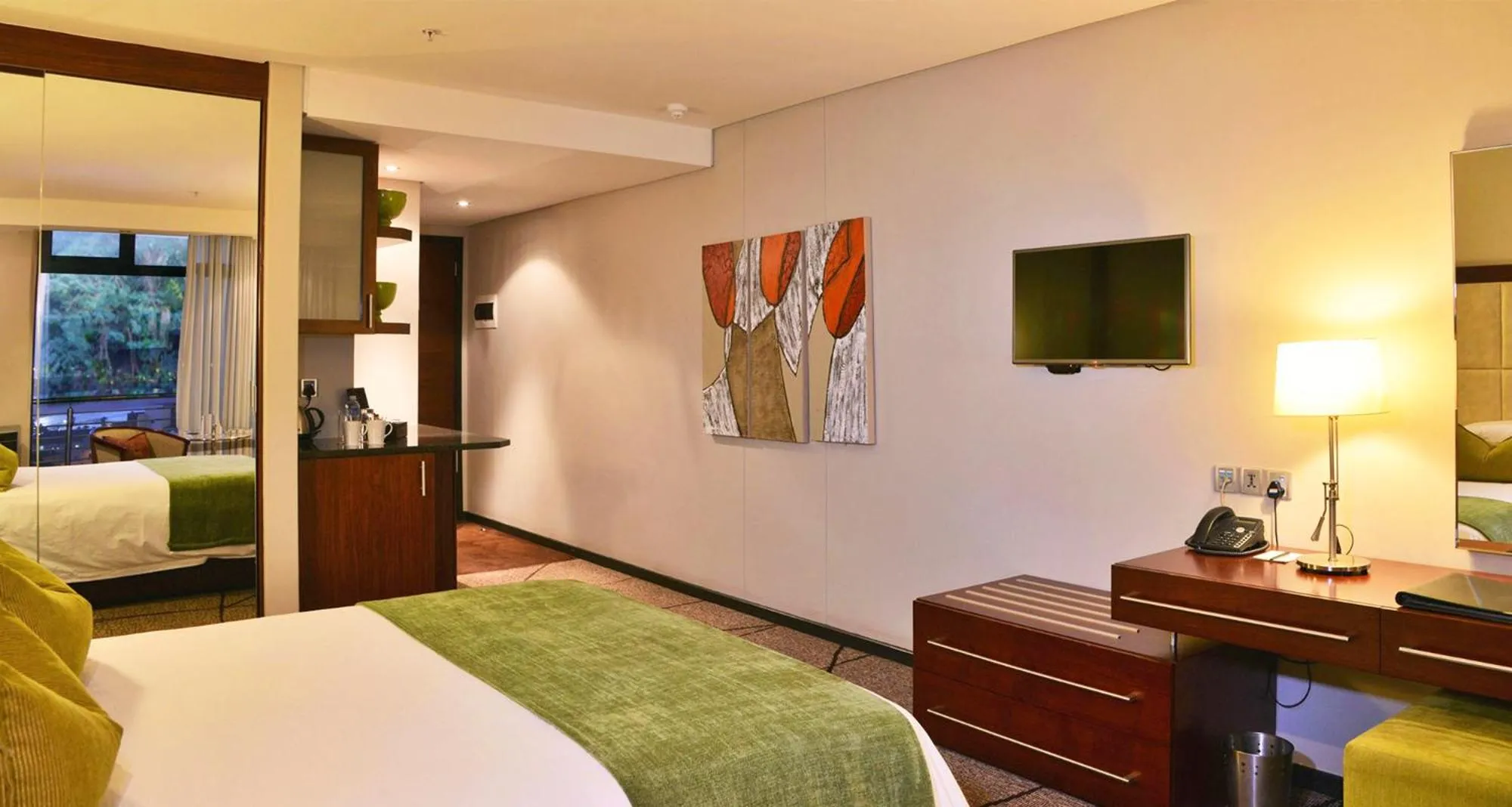 Photo of the whole room, Bed in The Greenwood Resort, Guwahati