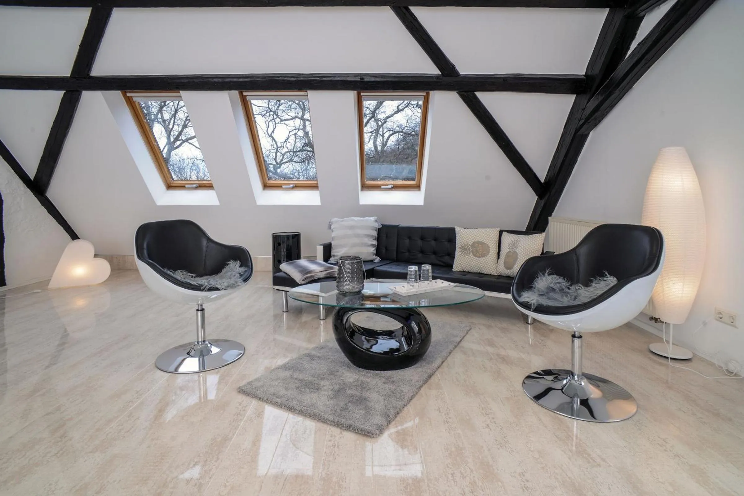 Seating area in Designpension Traumschloss Hotel Garni