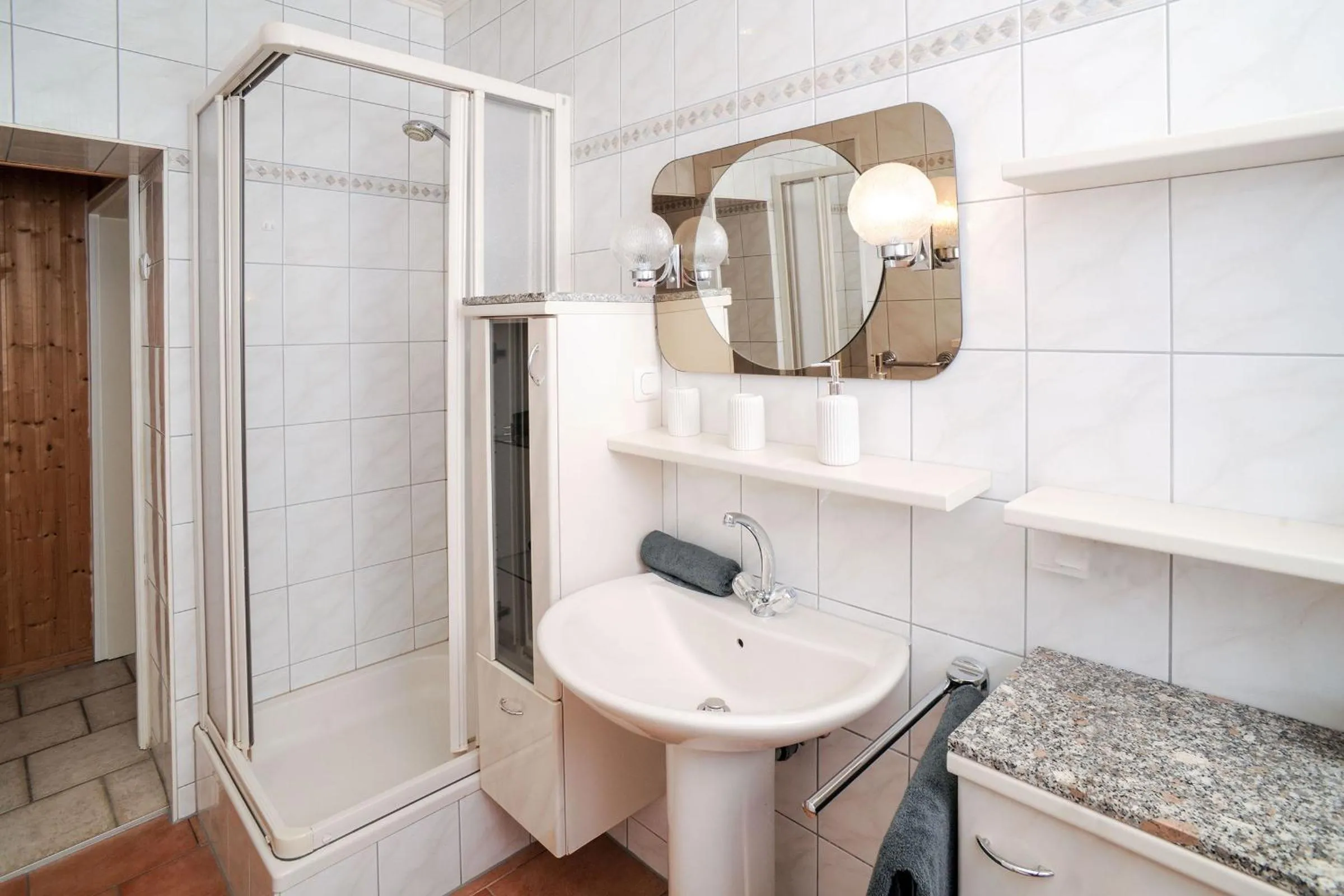 Bathroom in Designpension Traumschloss Hotel Garni