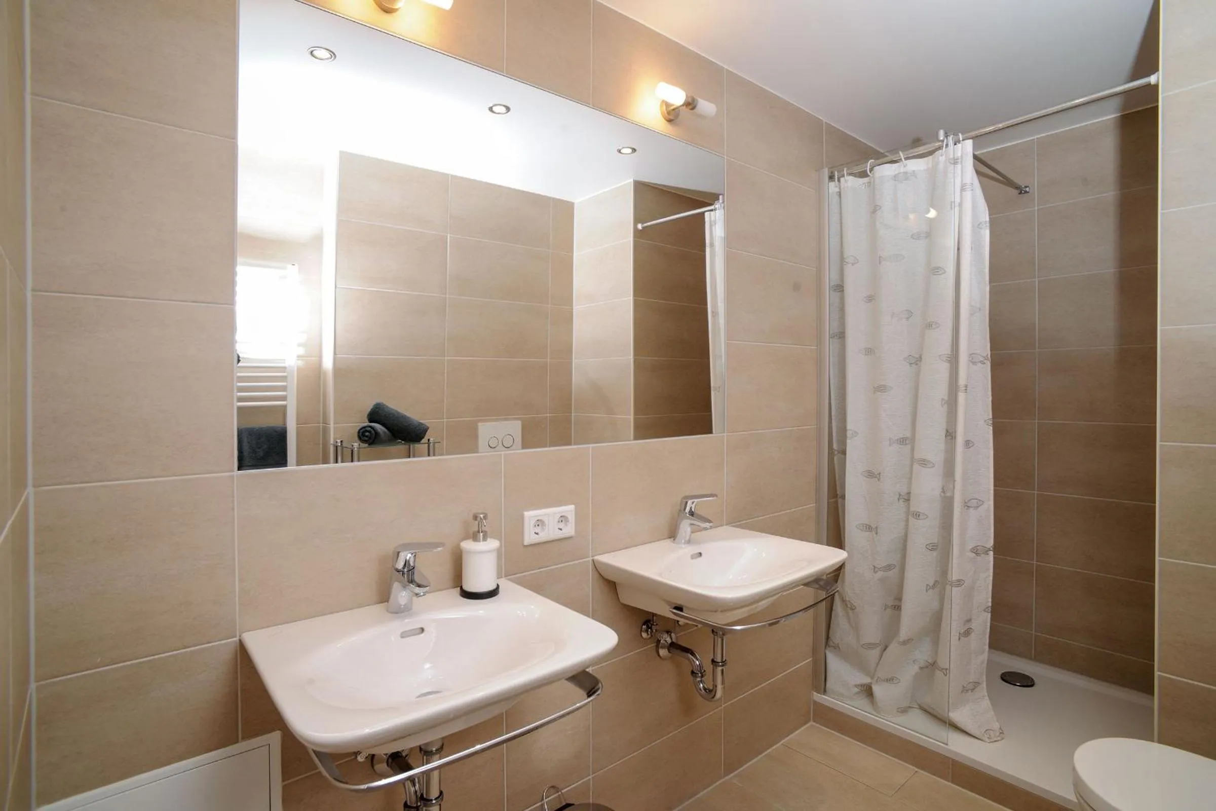 Bathroom in Designpension Traumschloss Hotel Garni