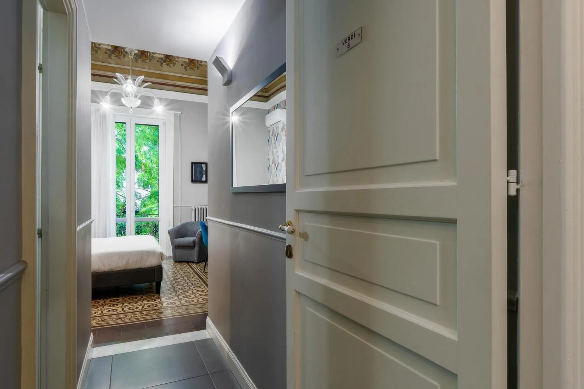 Bed in casa mo room and suite