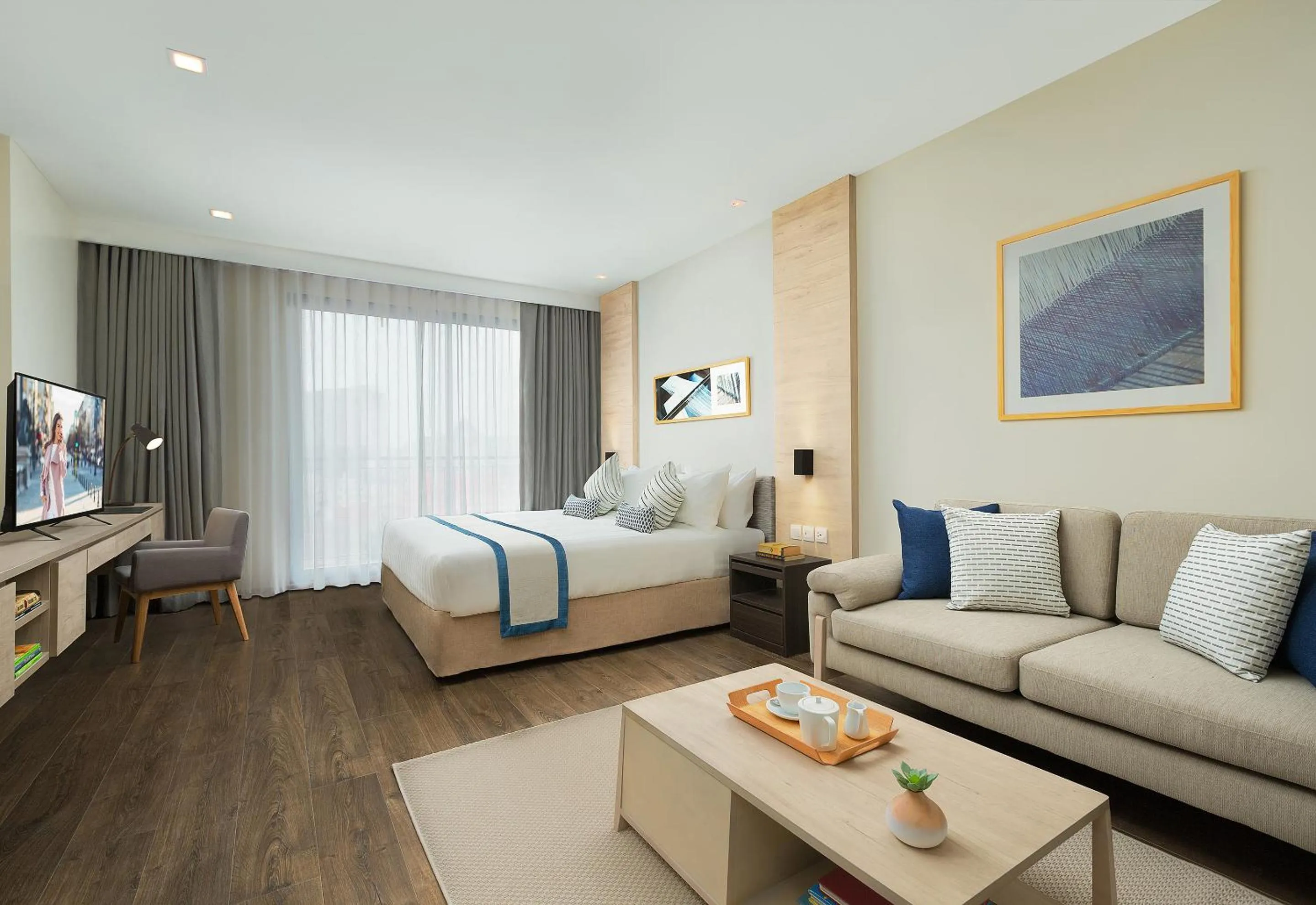 Photo of the whole room, Bed in Somerset Harbourview Sri Racha