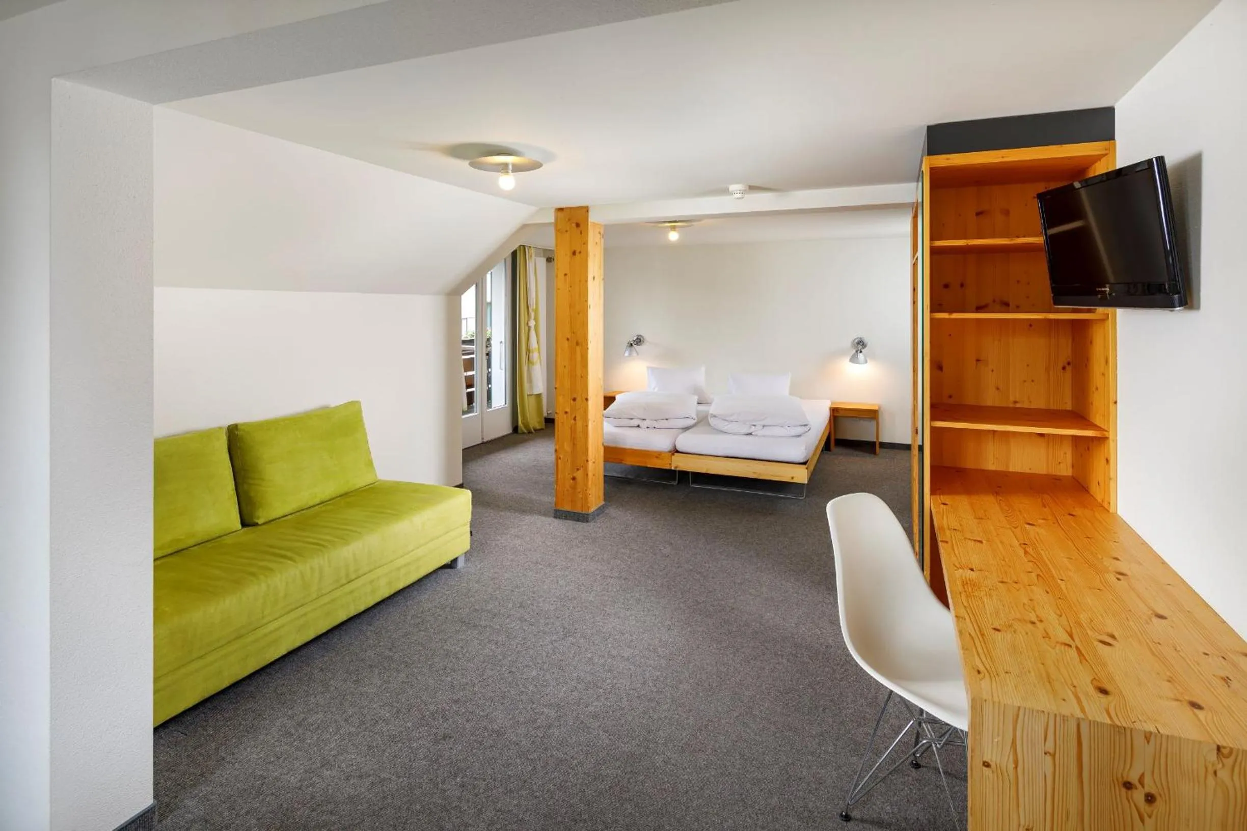 Photo of the whole room, Bed in Hirschen Guesthouse - Village Hotel