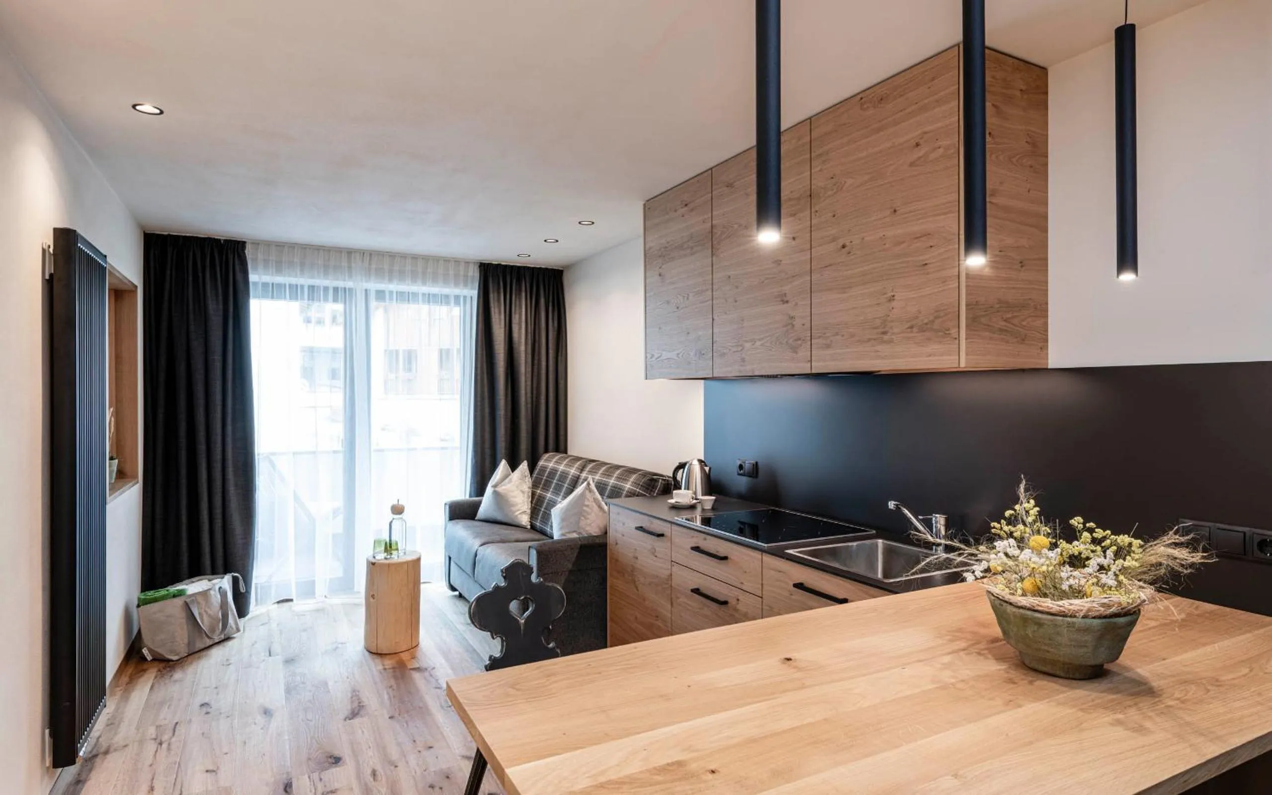 Kitchen or kitchenette in Viel Nois Guest House