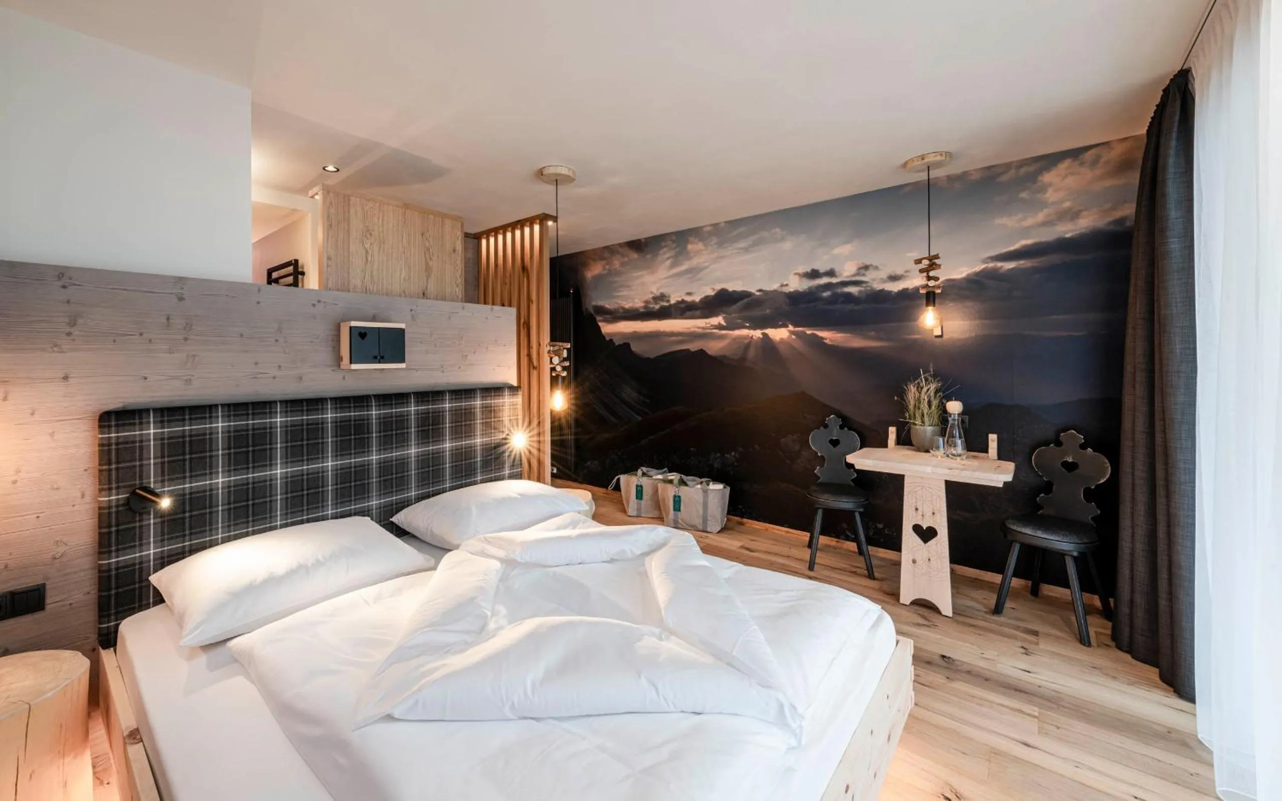 Bed in Viel Nois Guest House