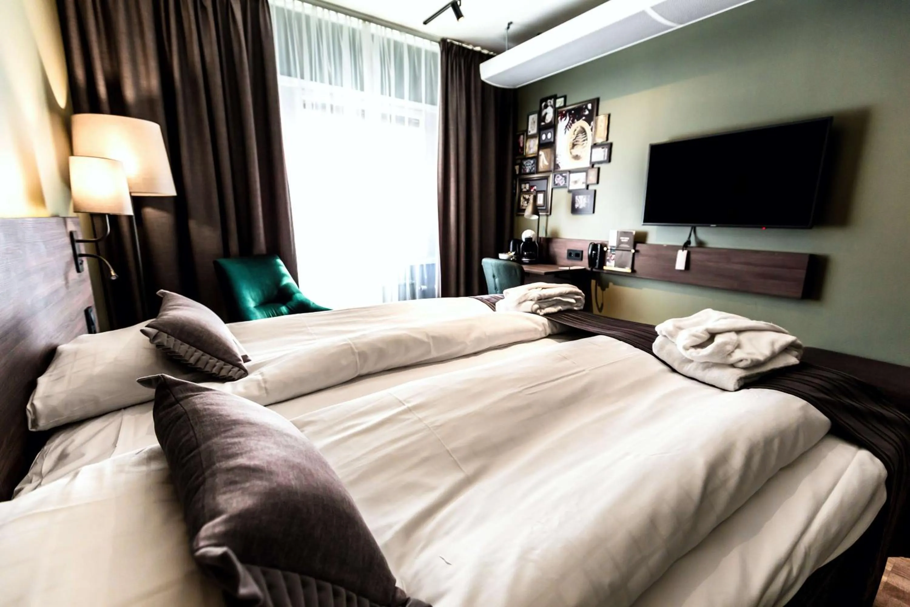 Photo of the whole room, Bed in Scandic Uplandia