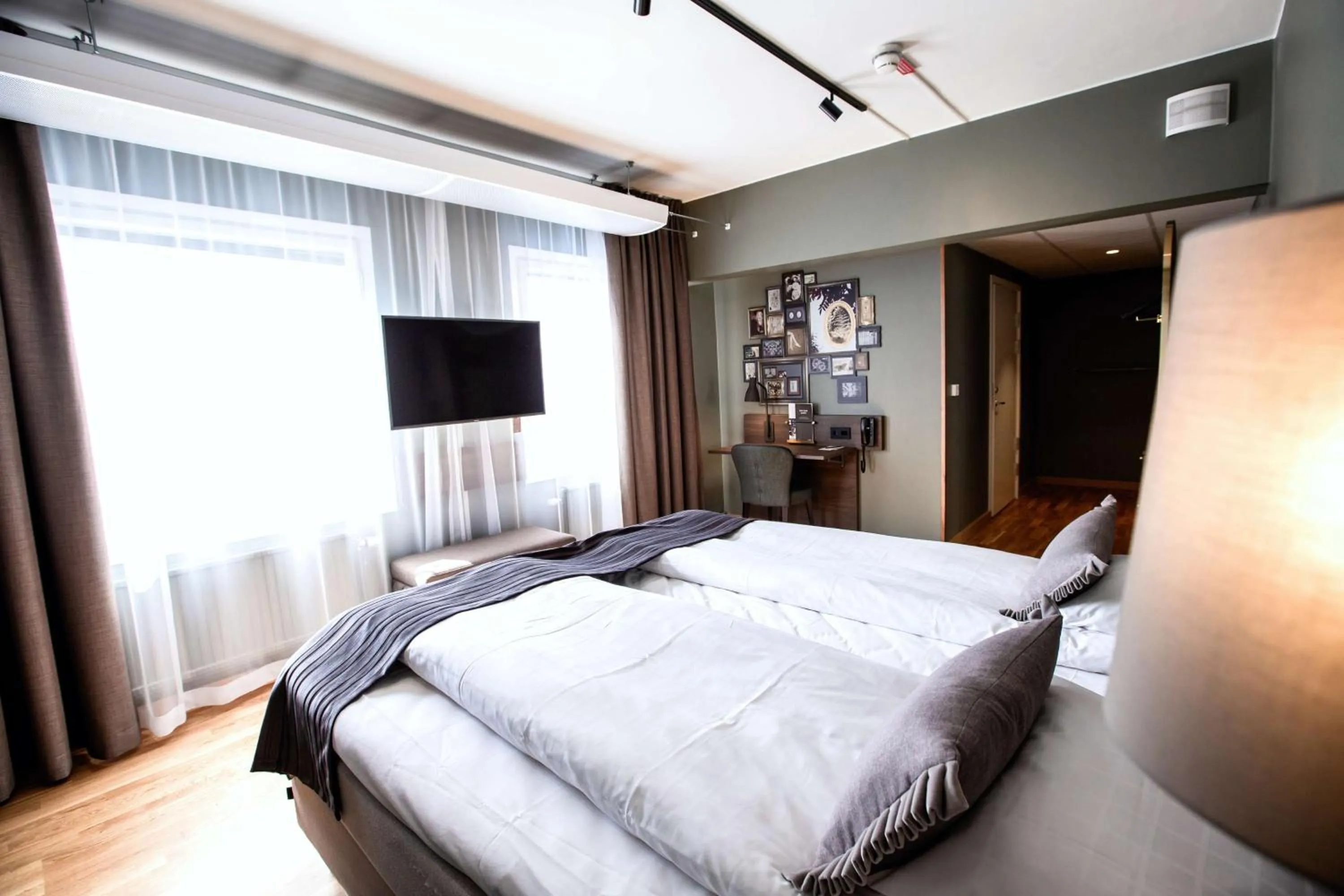 Photo of the whole room, Bed in Scandic Uplandia