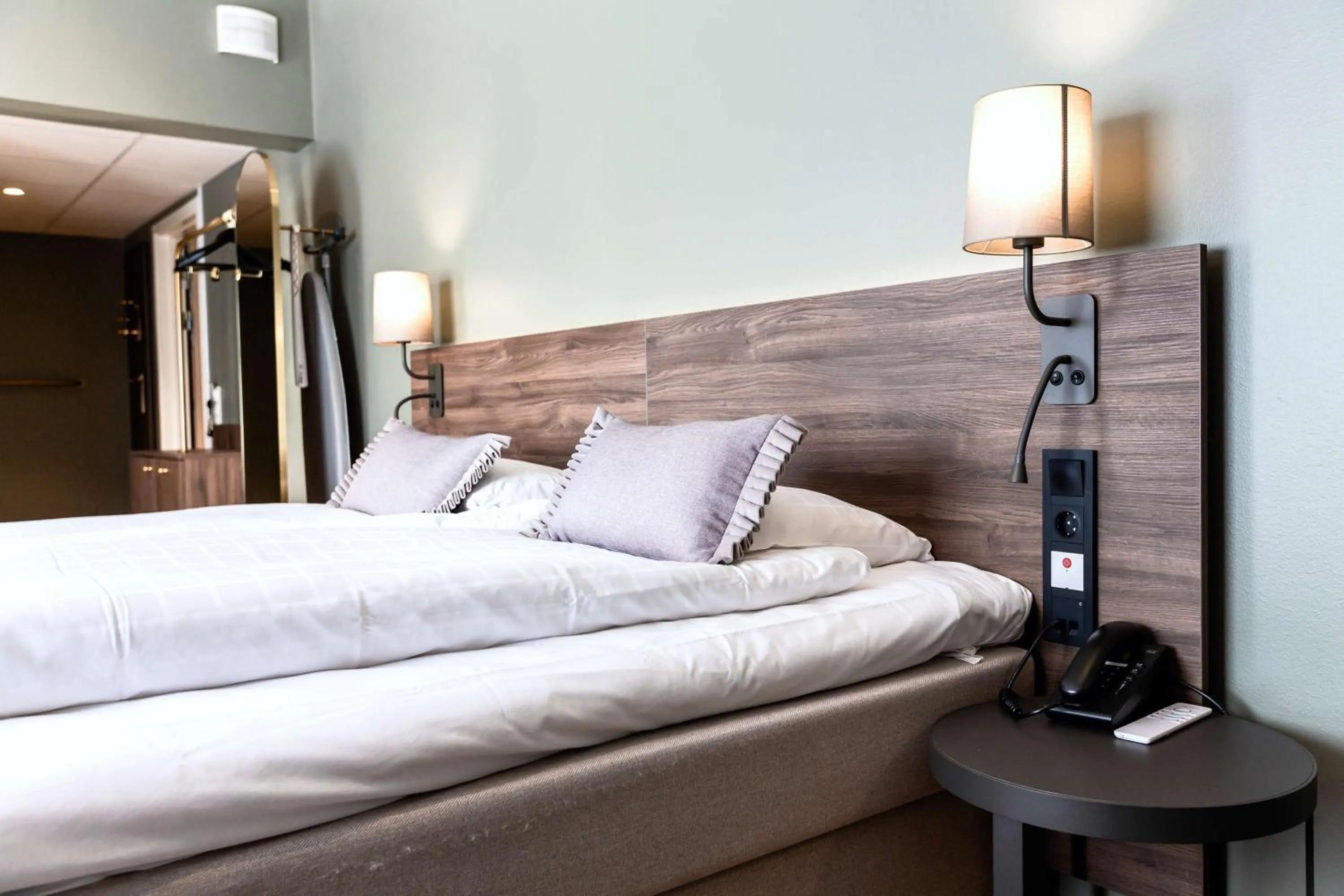 Photo of the whole room, Bed in Scandic Uplandia