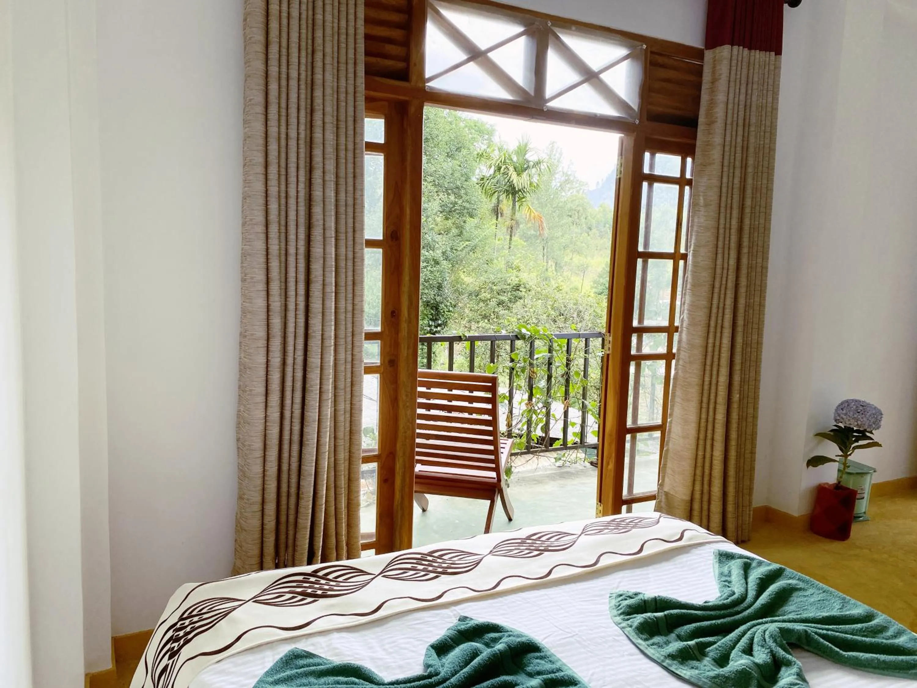 View (from property/room), Bed in Misty Elegance - Ella.