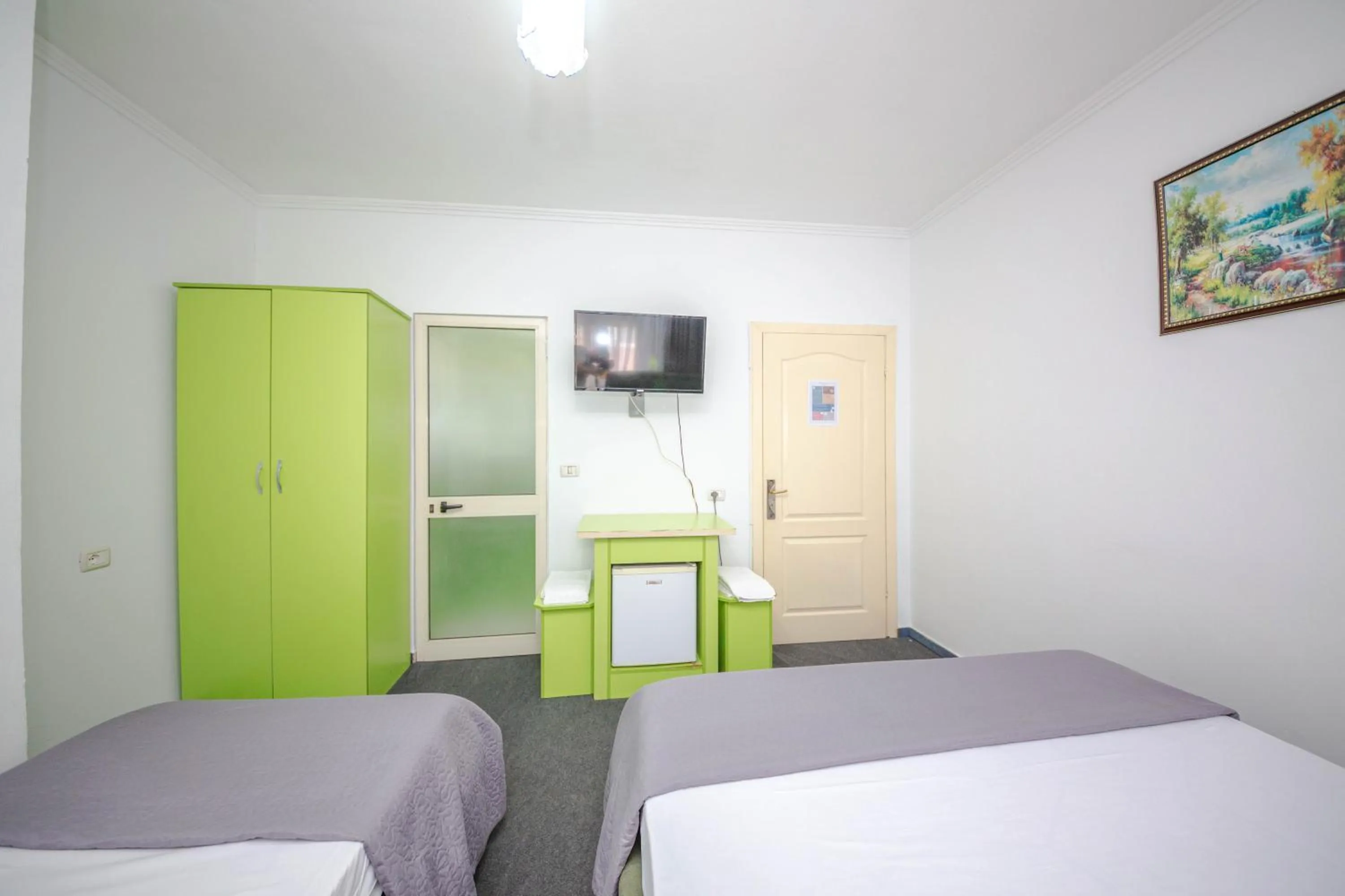 Bedroom, Bed in Hotel 3A