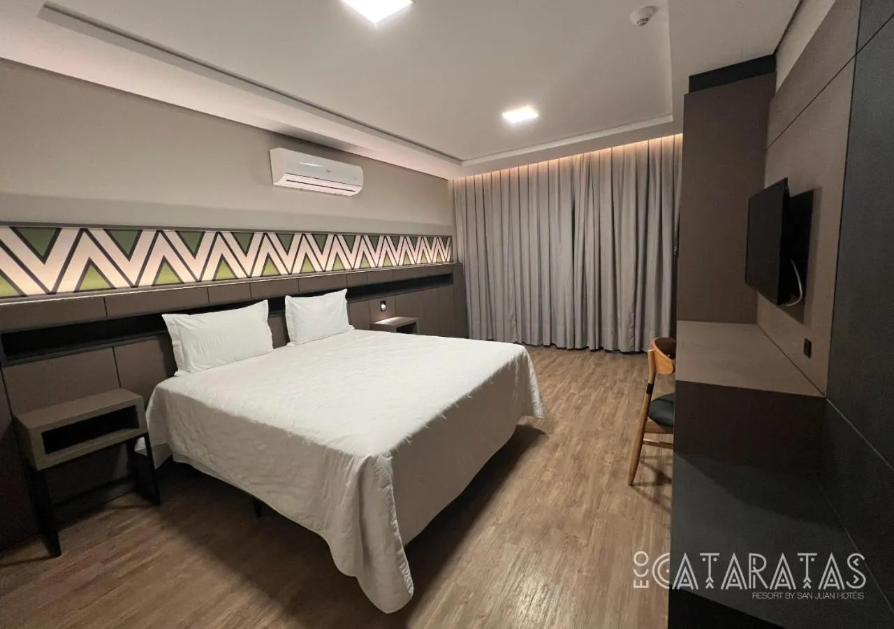 Bed in Complexo Eco Cataratas Resort by SJ