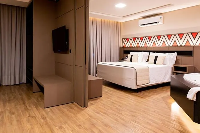 Bed in Complexo Eco Cataratas Resort by SJ