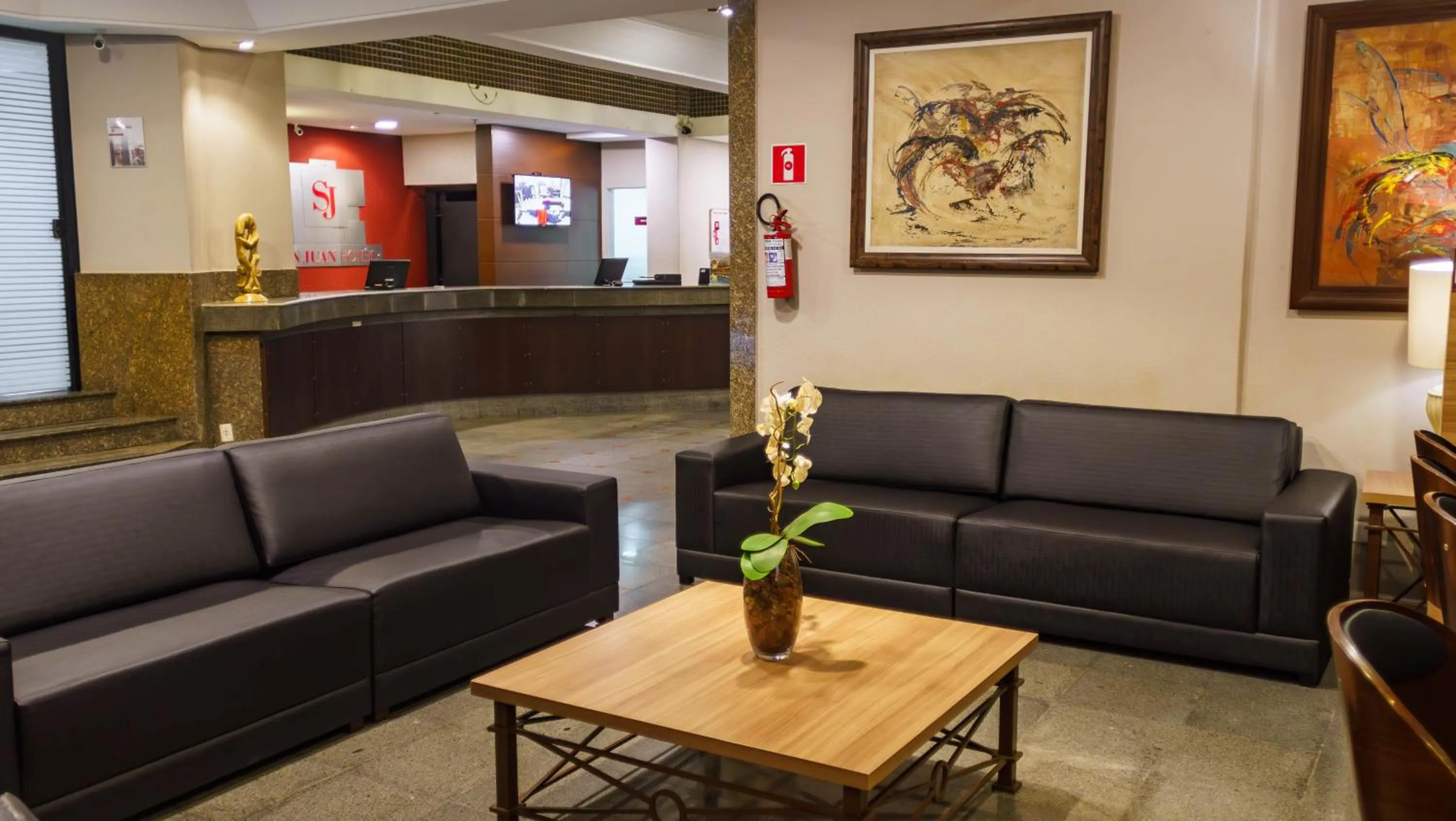 Lobby or reception in SJ Business - San Juan São Paulo
