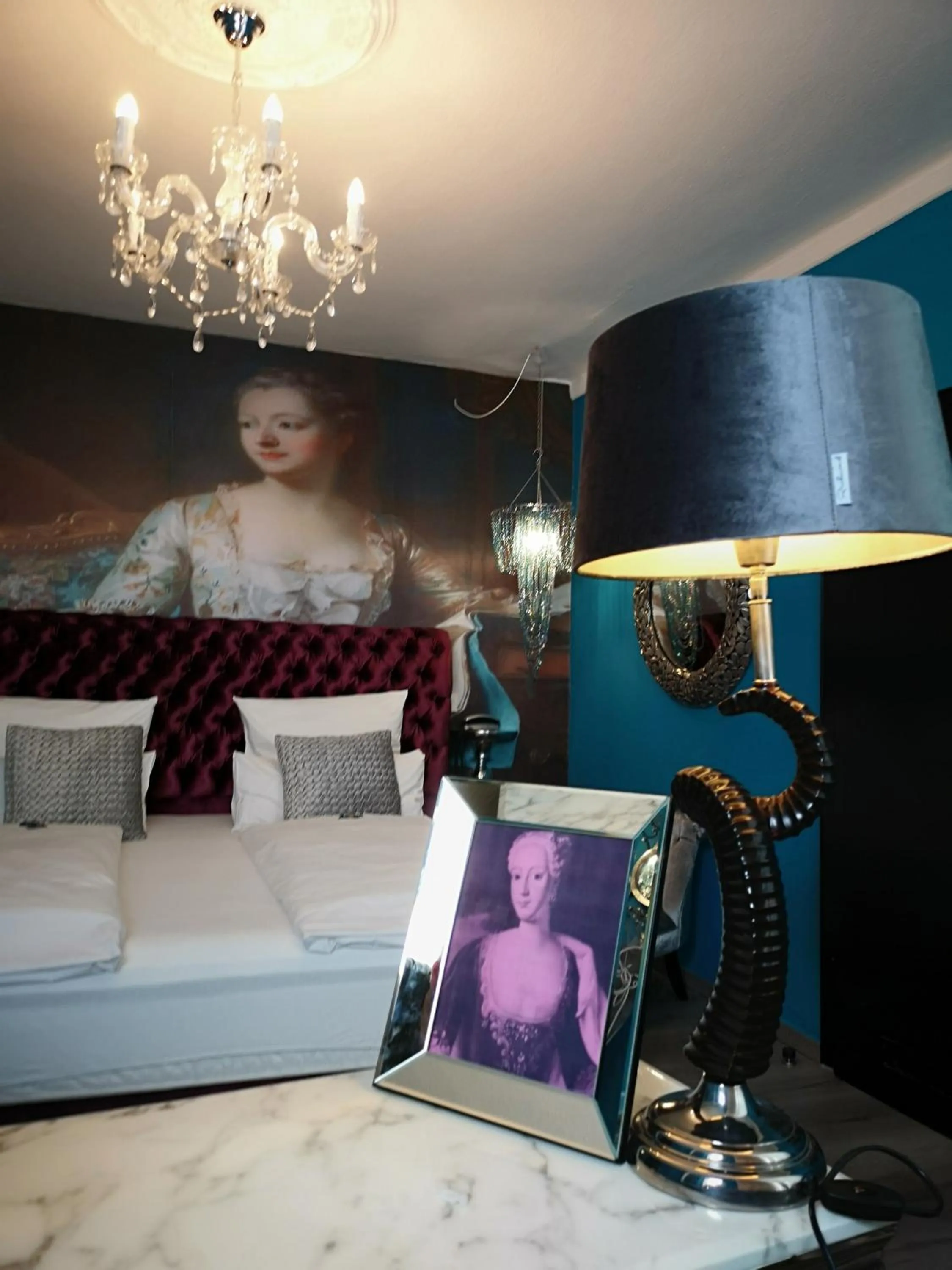 Bed in Boutique Hotel & Bio Wirtshaus Schwarzer Bock