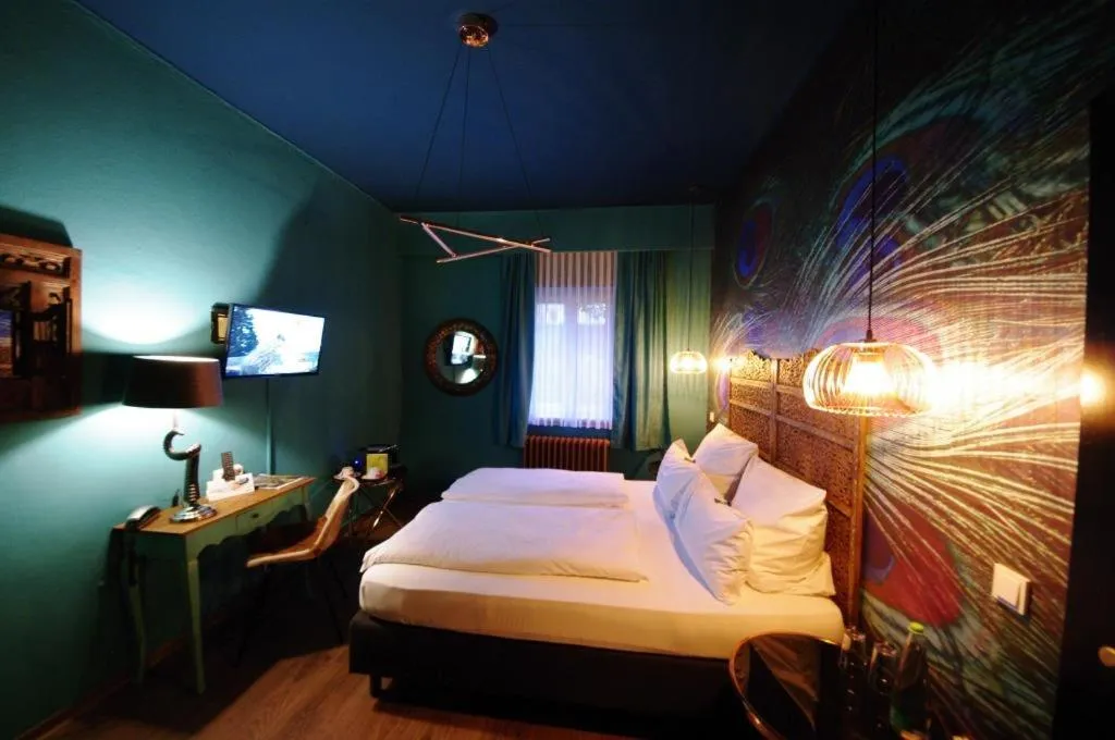 Photo of the whole room, Bed in Boutique Hotel & Bio Wirtshaus Schwarzer Bock