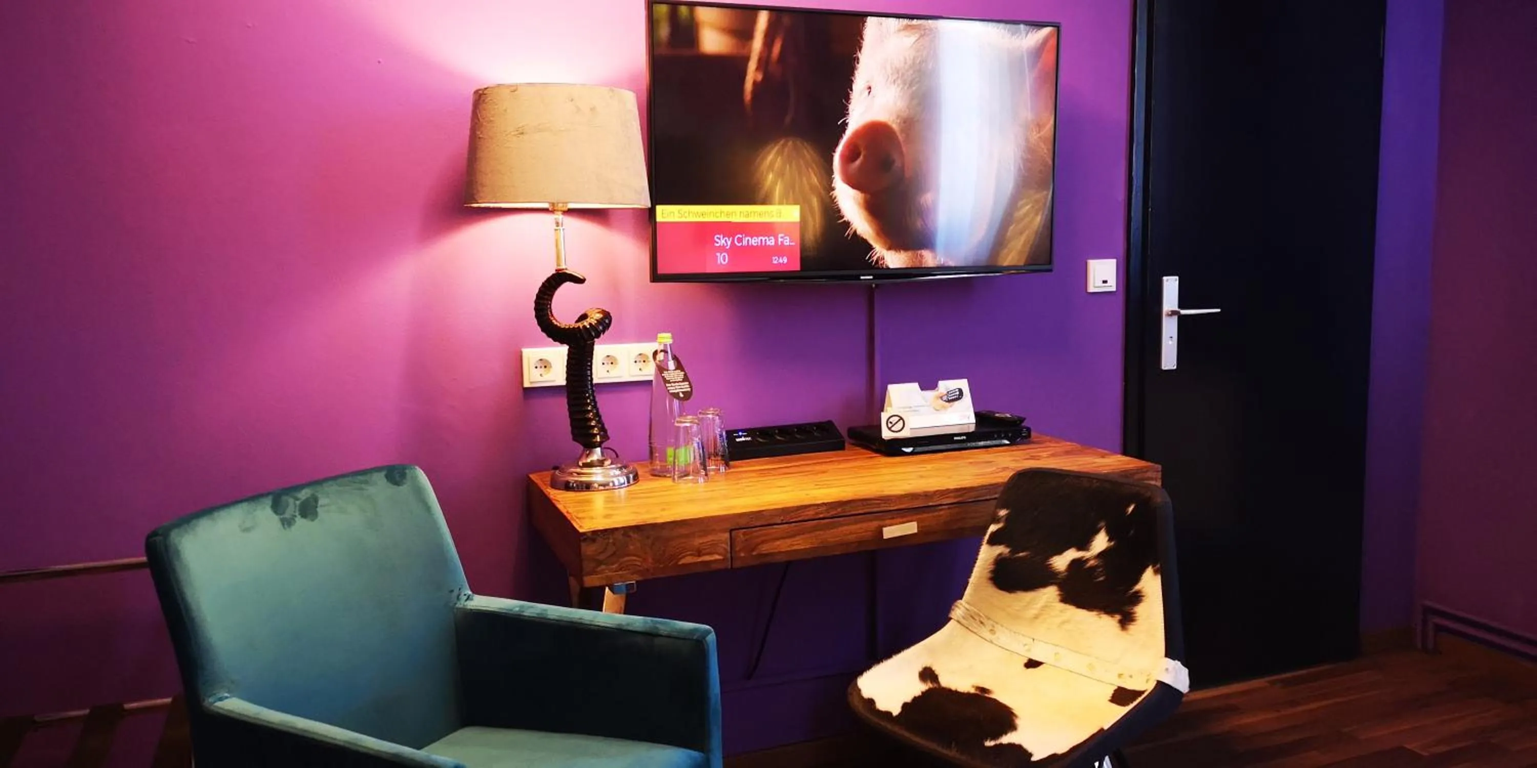 TV and multimedia in Boutique Hotel & Bio Wirtshaus Schwarzer Bock