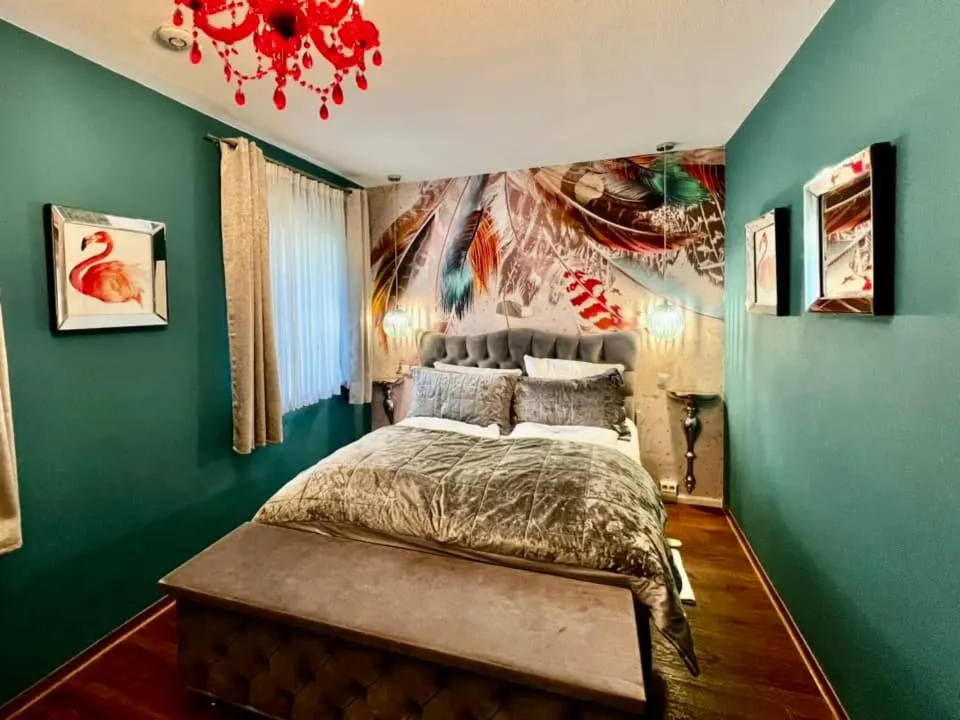 Photo of the whole room, Bed in Boutique Hotel & Bio Wirtshaus Schwarzer Bock