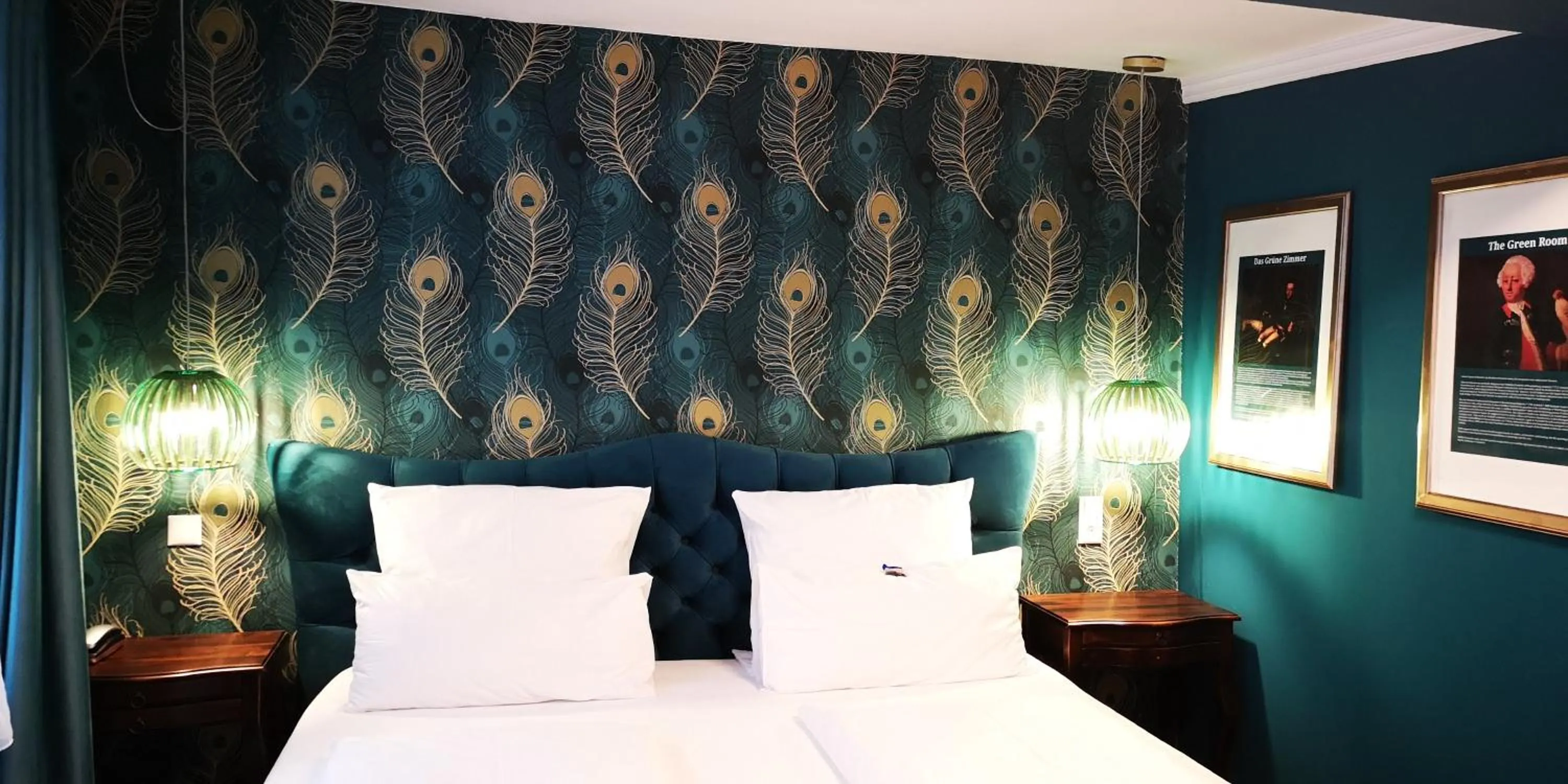 Photo of the whole room, Bed in Boutique Hotel & Bio Wirtshaus Schwarzer Bock