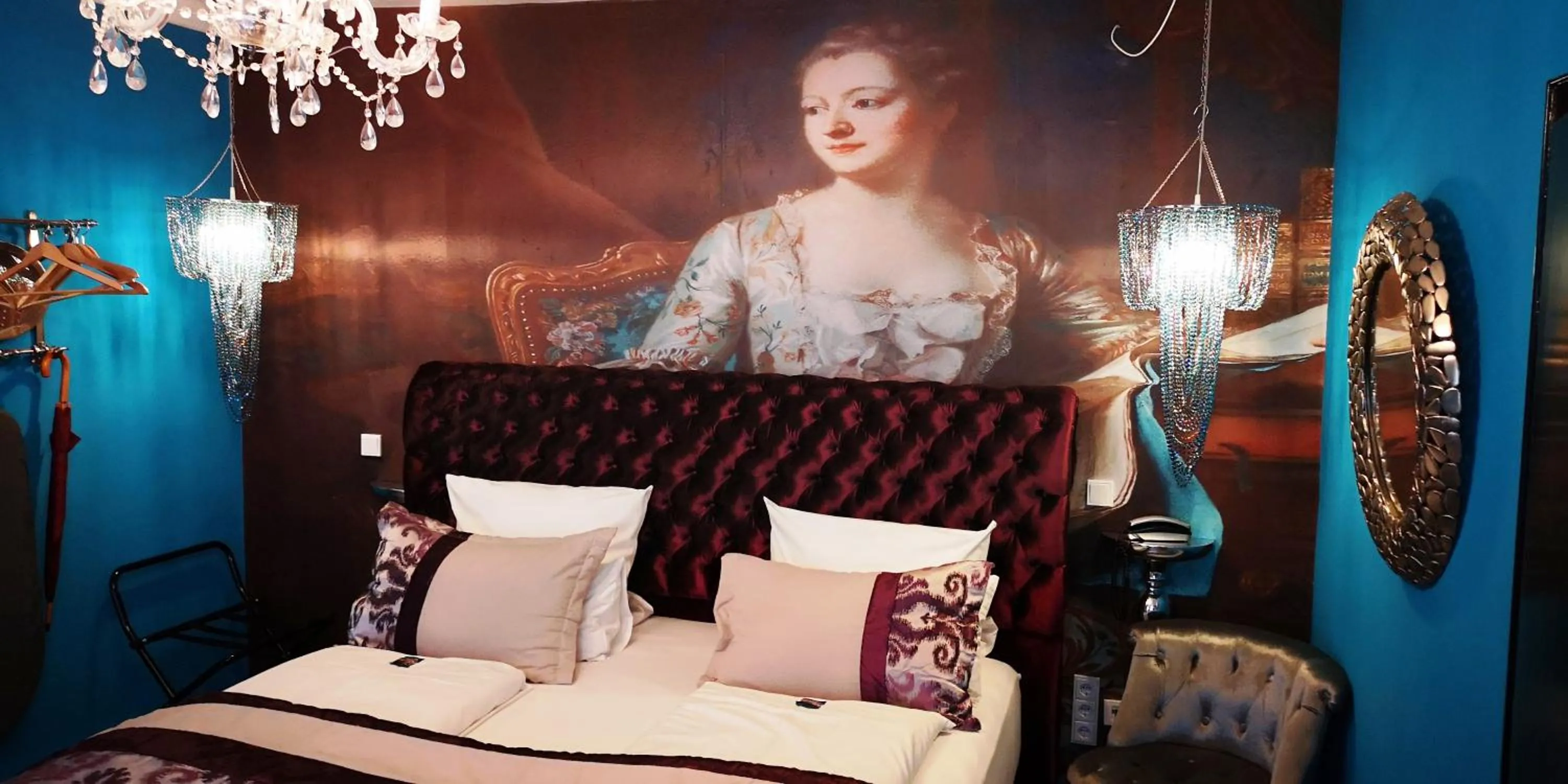 Bed in Boutique Hotel & Bio Wirtshaus Schwarzer Bock