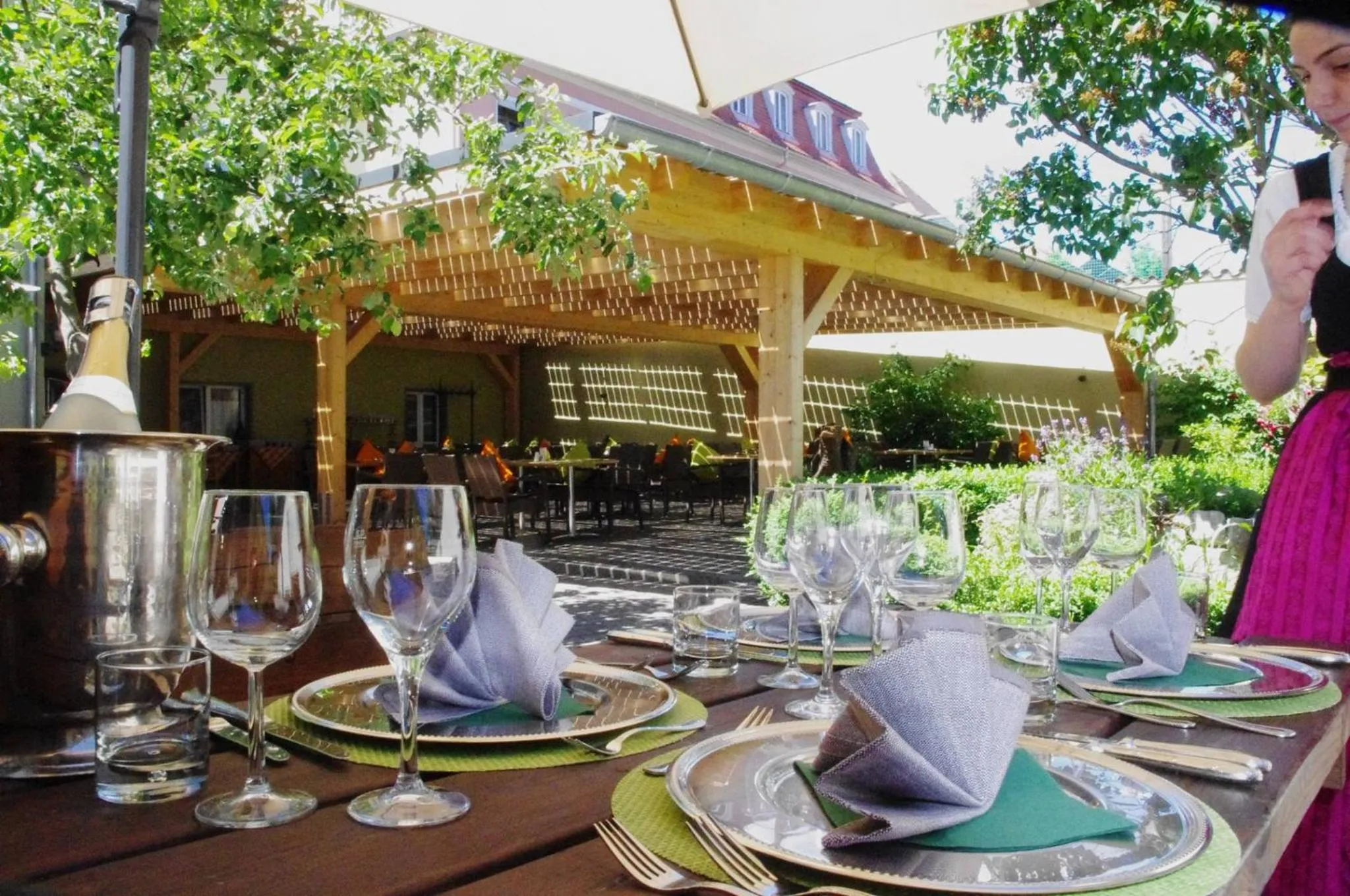 Restaurant/places to eat in Boutique Hotel & Bio Wirtshaus Schwarzer Bock