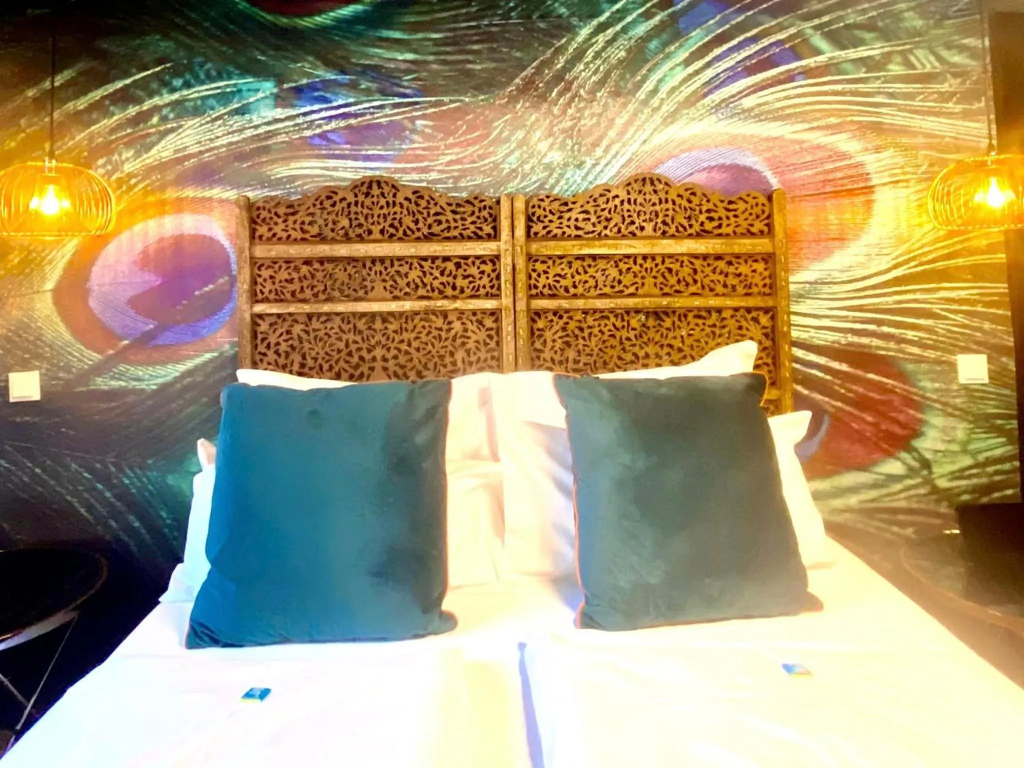 Bed in Boutique Hotel & Bio Wirtshaus Schwarzer Bock