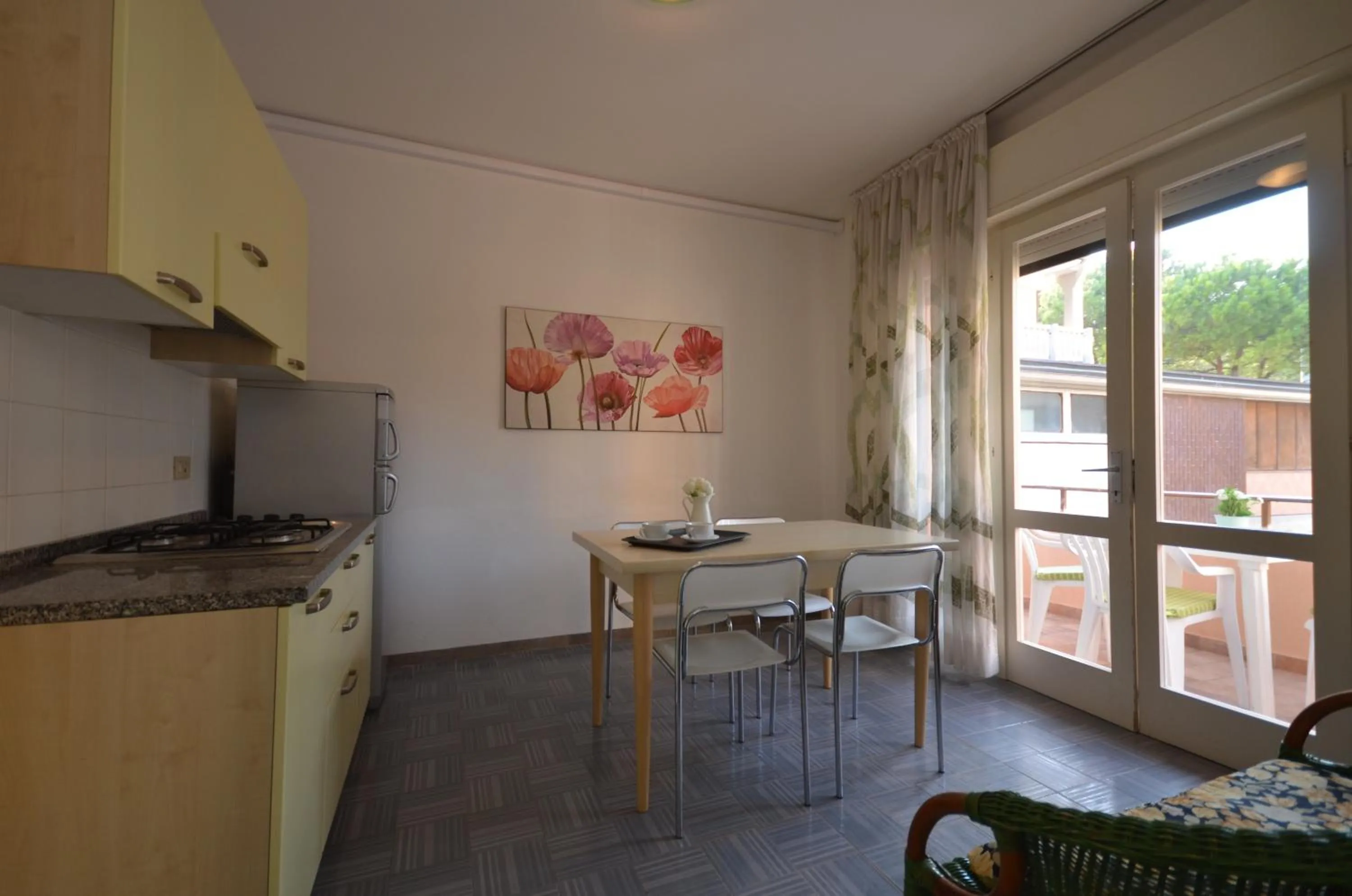 Kitchen or kitchenette in Appartamenti Villa Angela