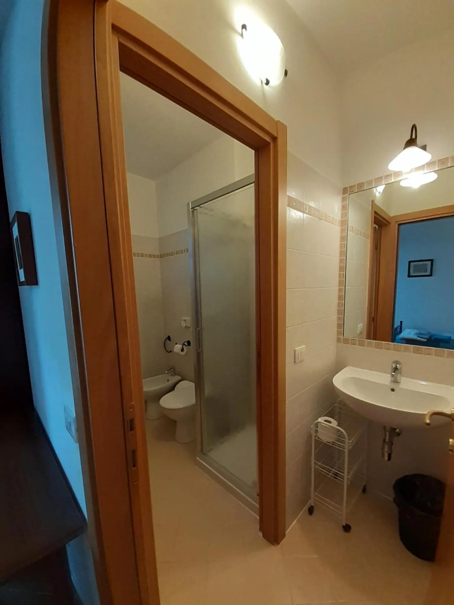 Shower in B&B La Verbena