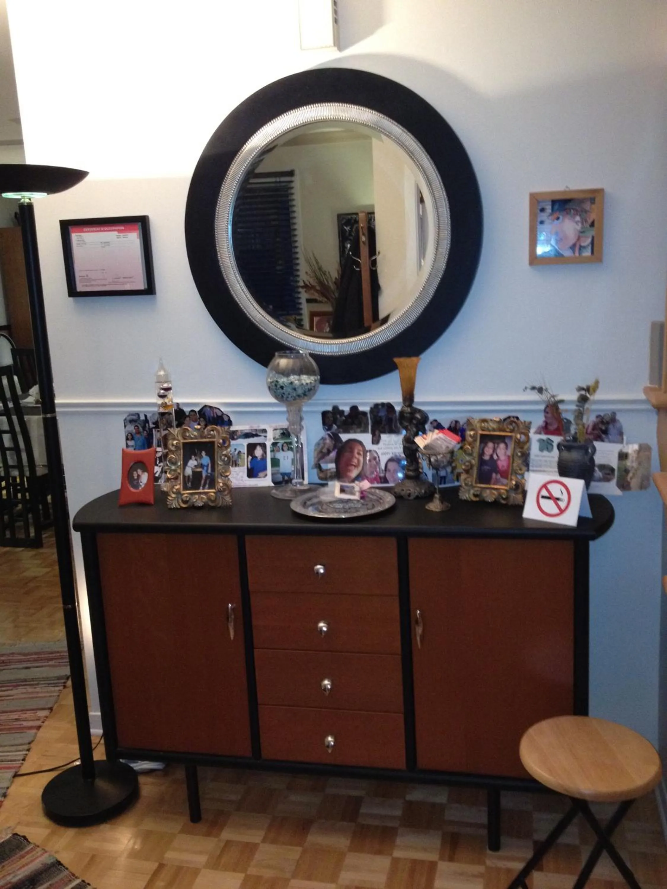 Decorative detail in Repos & Manna Downtown Montréal