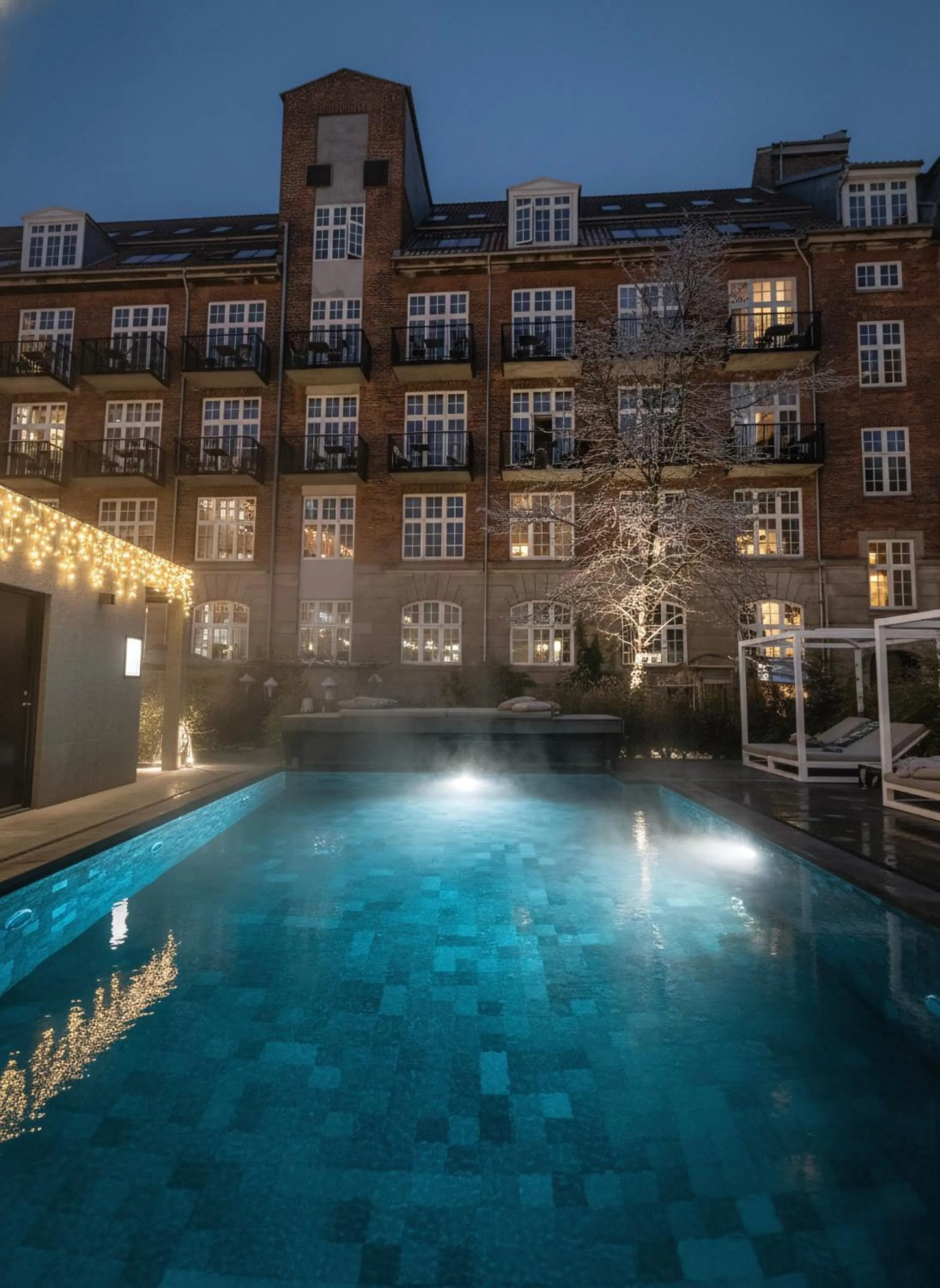 Swimming pool in Bryggen Guldsmeden