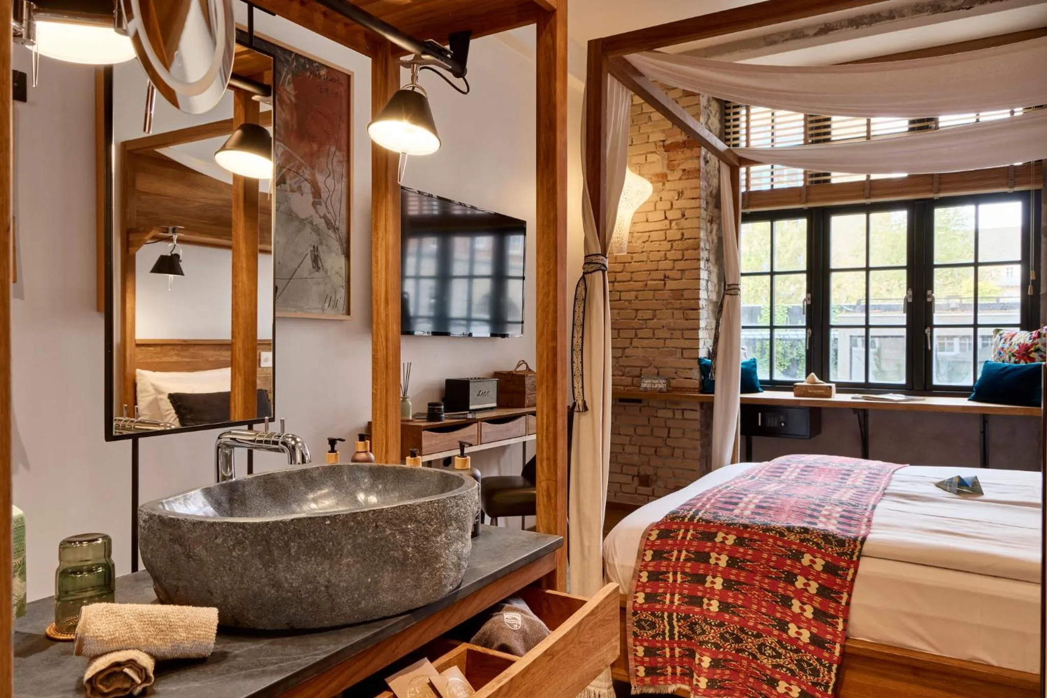 Bedroom, Bed in Bryggen Guldsmeden