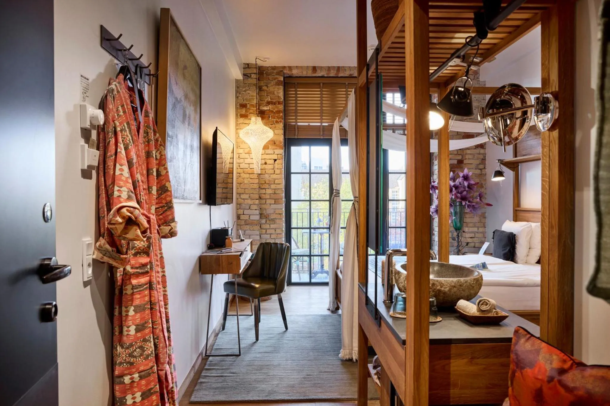 Bedroom, Bed in Bryggen Guldsmeden