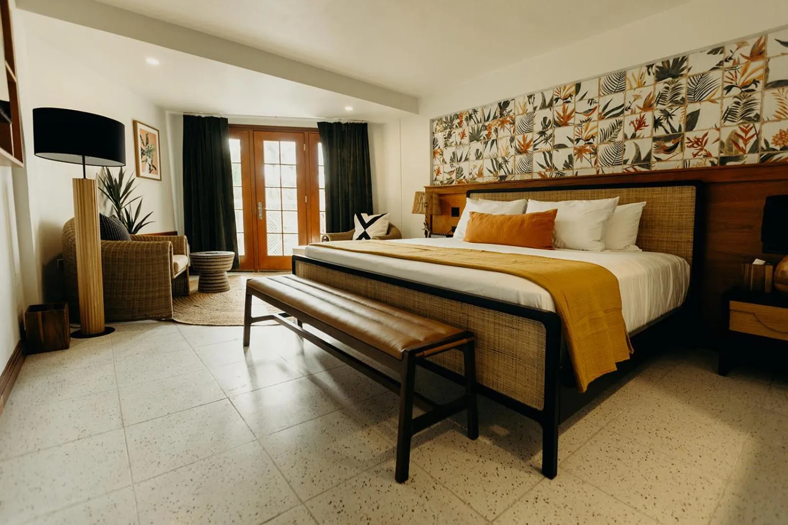 Bed in King Christian Hotel