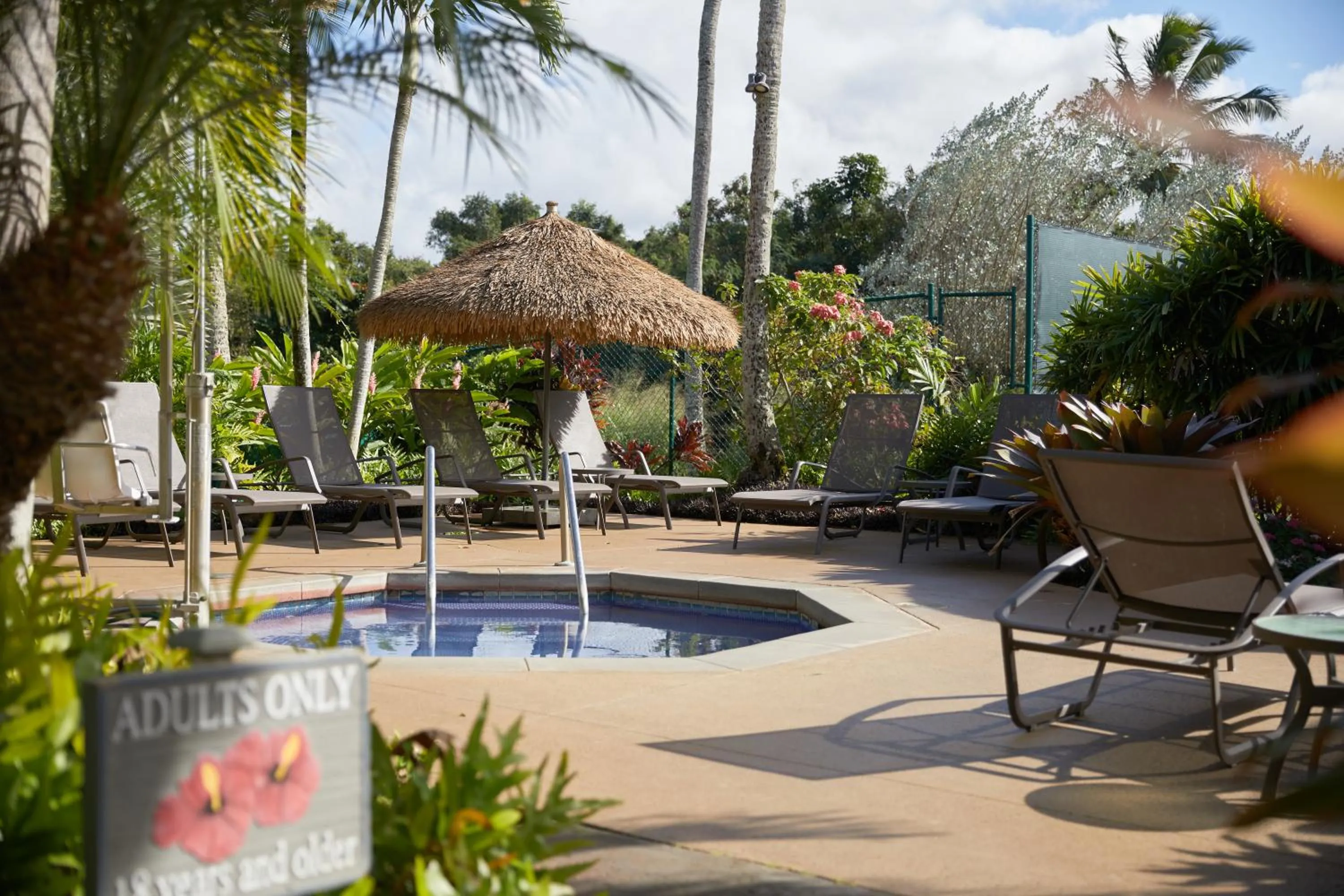 Hot Tub in The Cliffs at Princeville