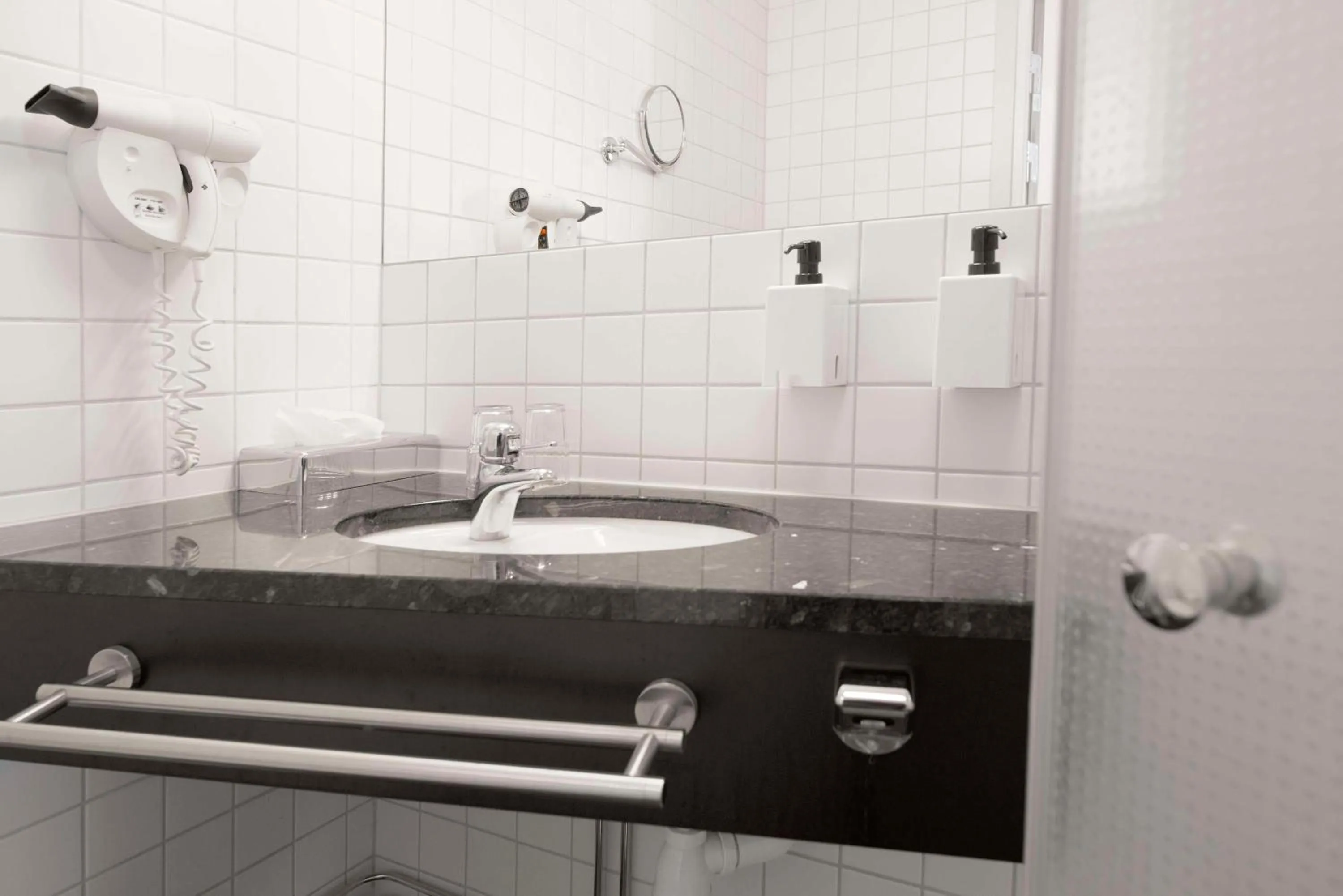 Bedroom in Scandic Hallandia