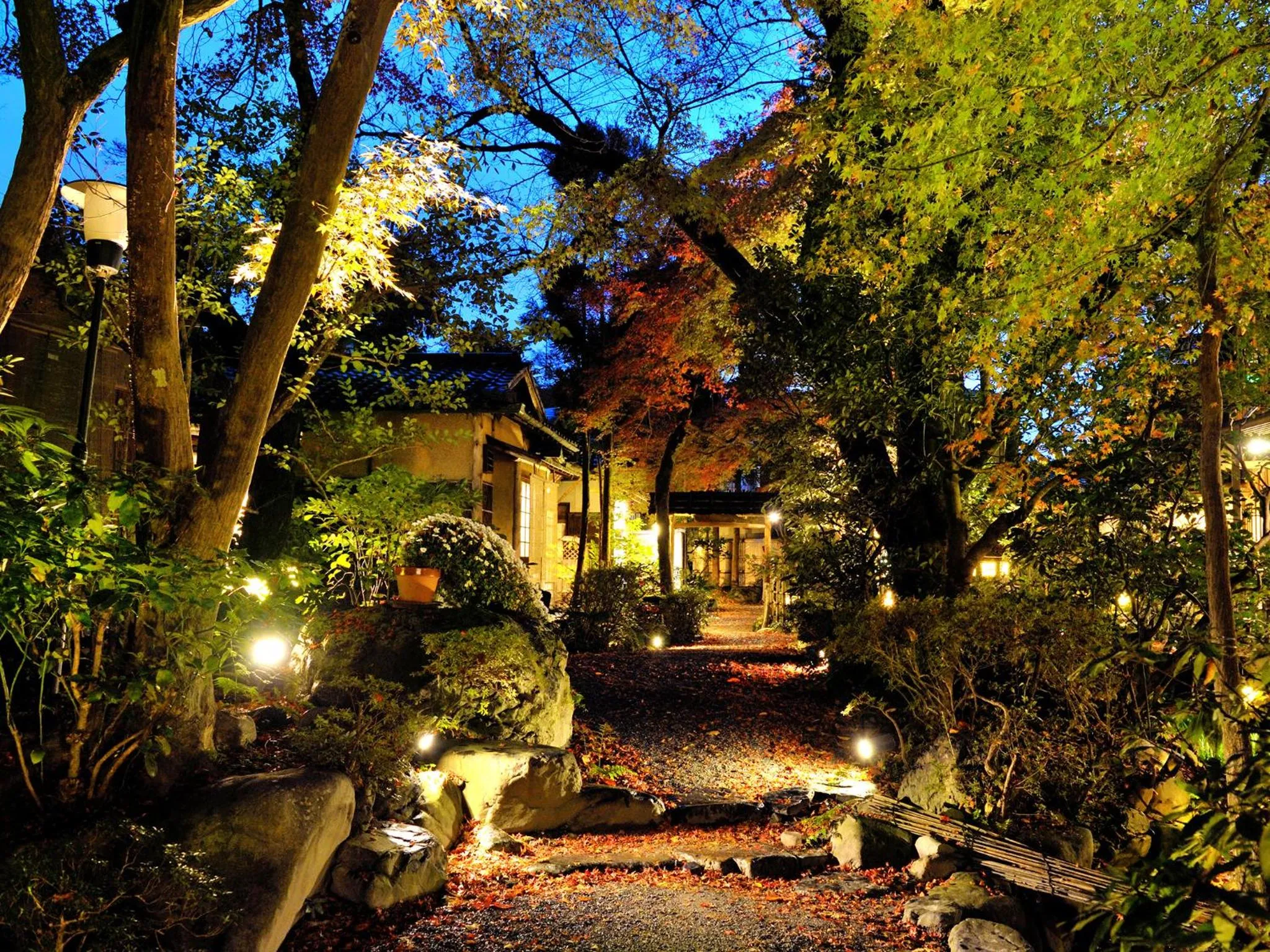 Garden in Heihachi Tea House Inn